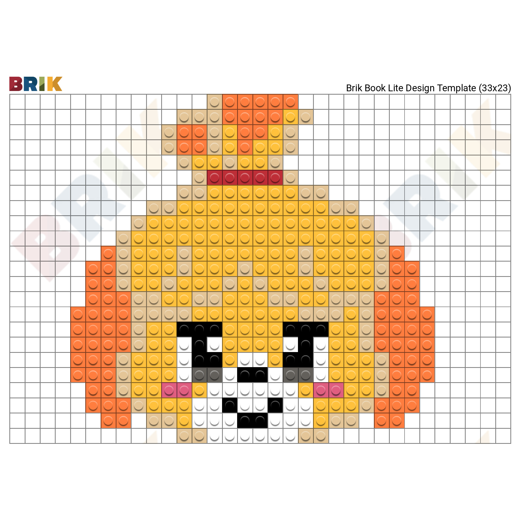 Animal Crossing Isabelle Pixel Art Brik