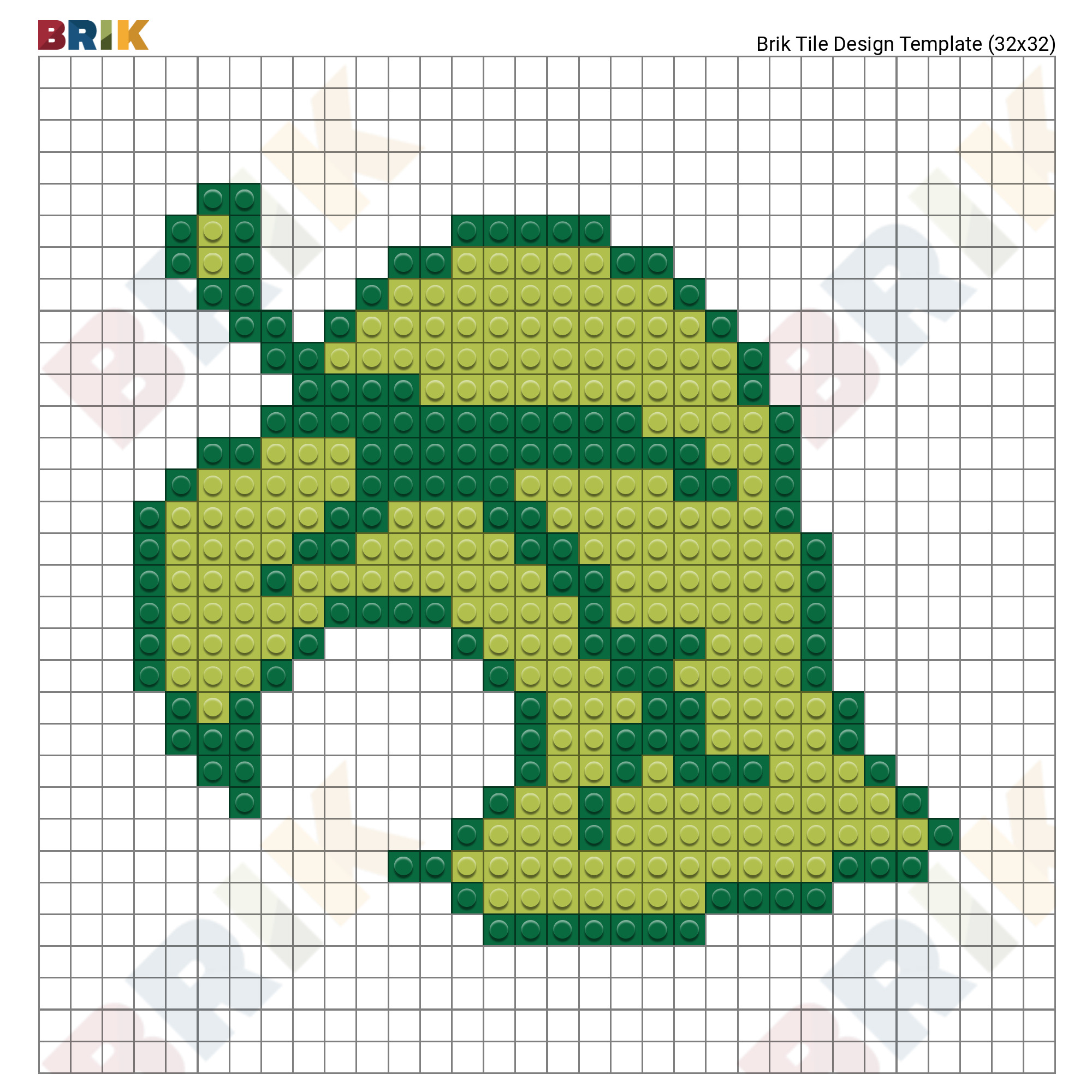 Animal Crossing Leaf Pixel Art Brik