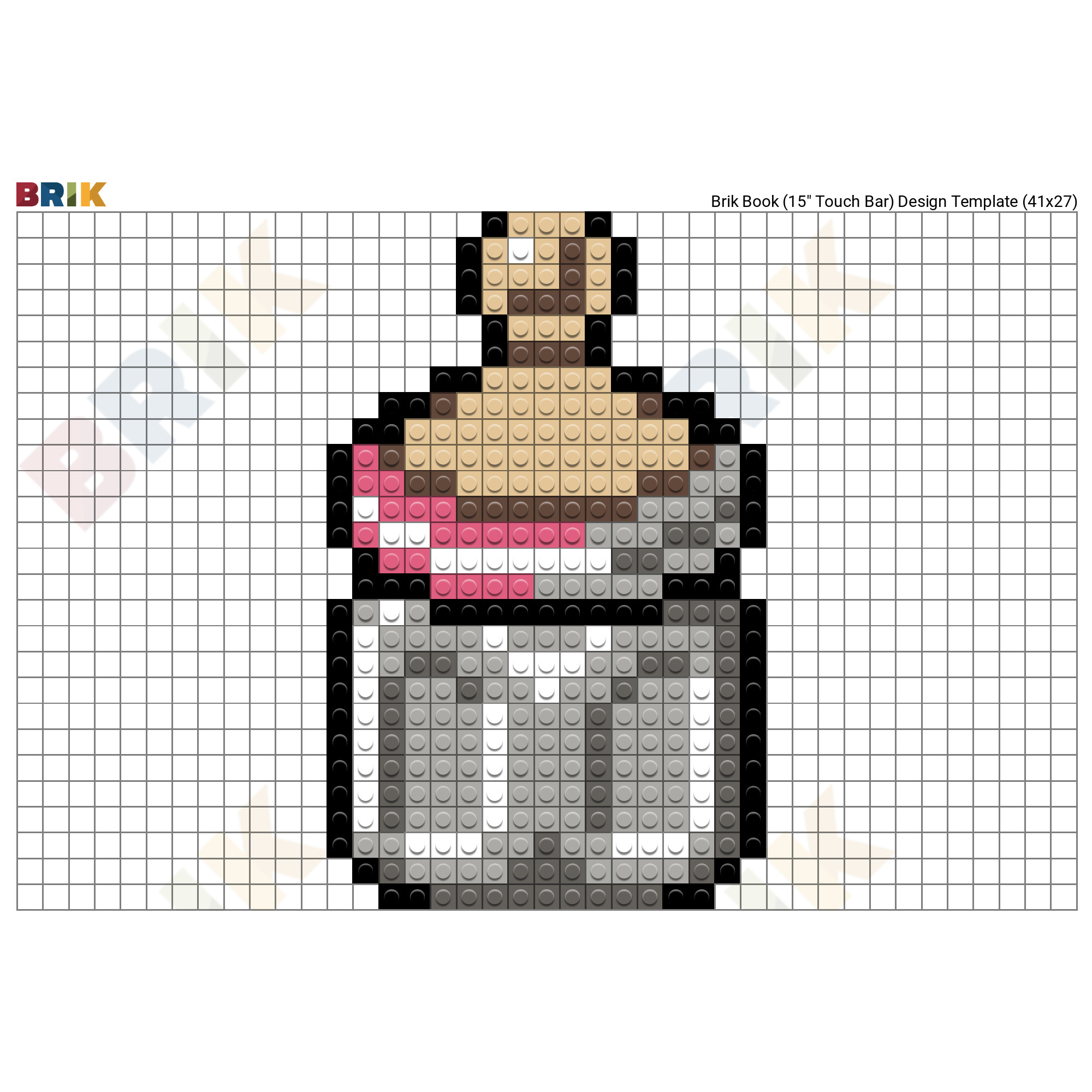 Baby Bottle Pixel Art Brik