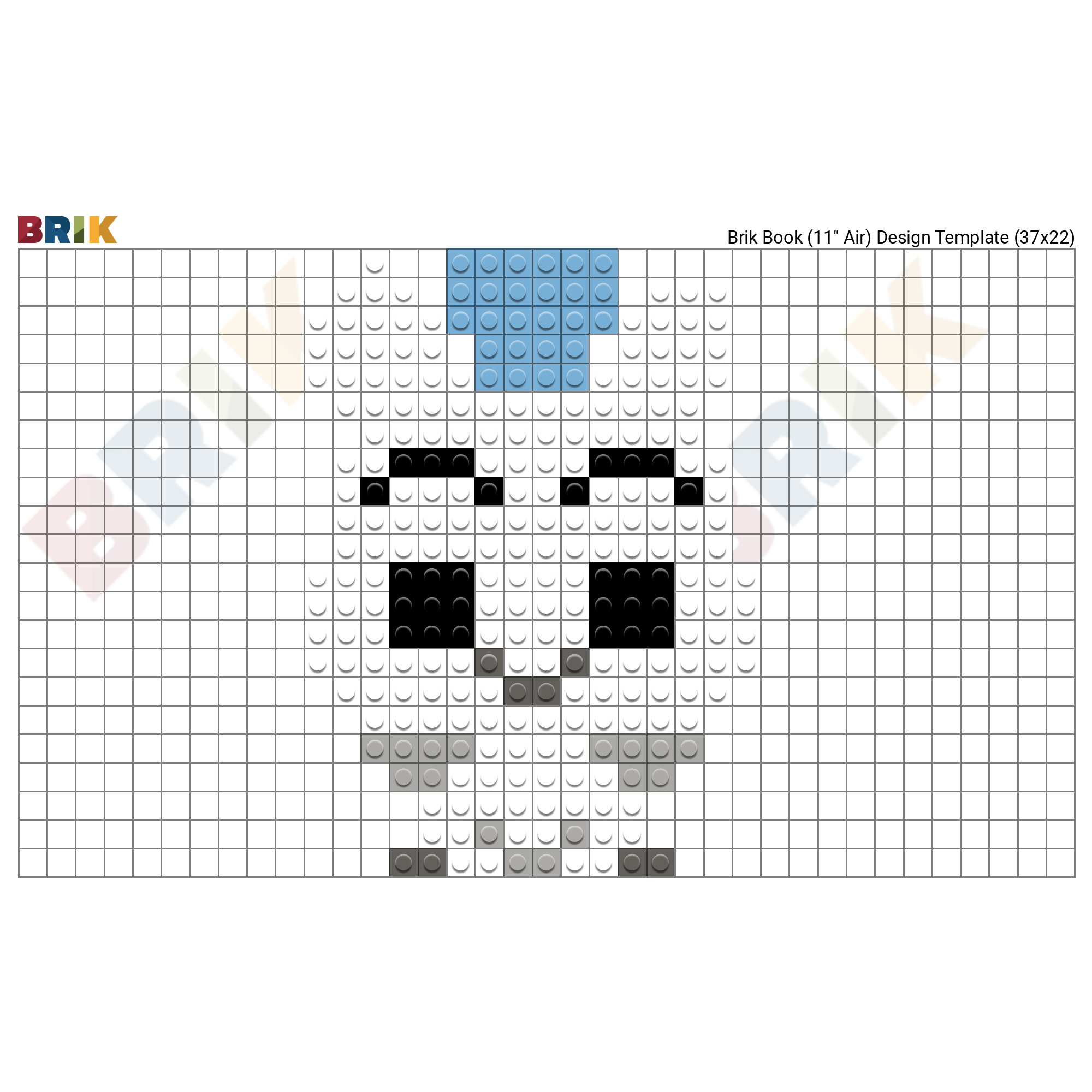 Baby Pegasus Pixel Art Brik