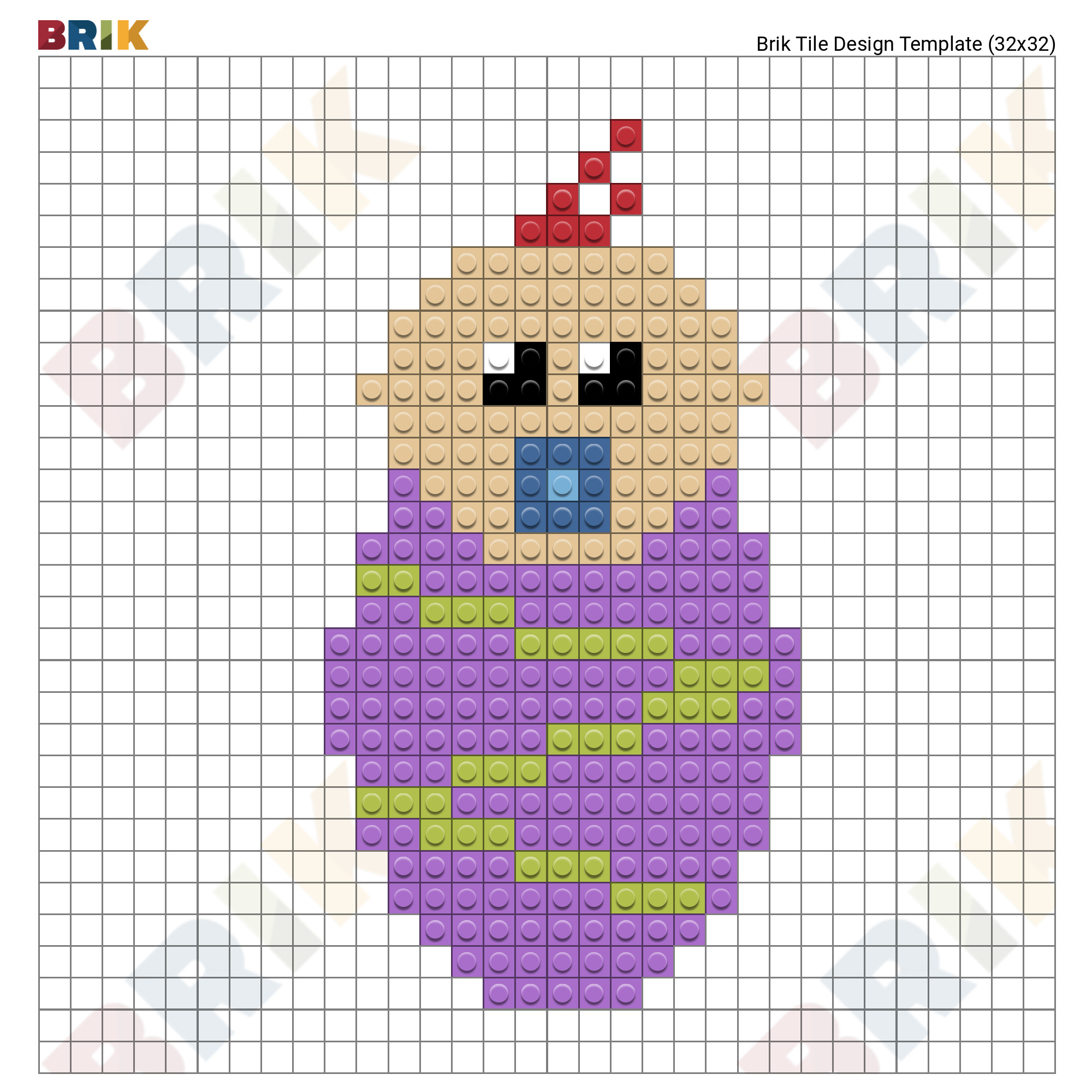 Baby Pixel Art Brik