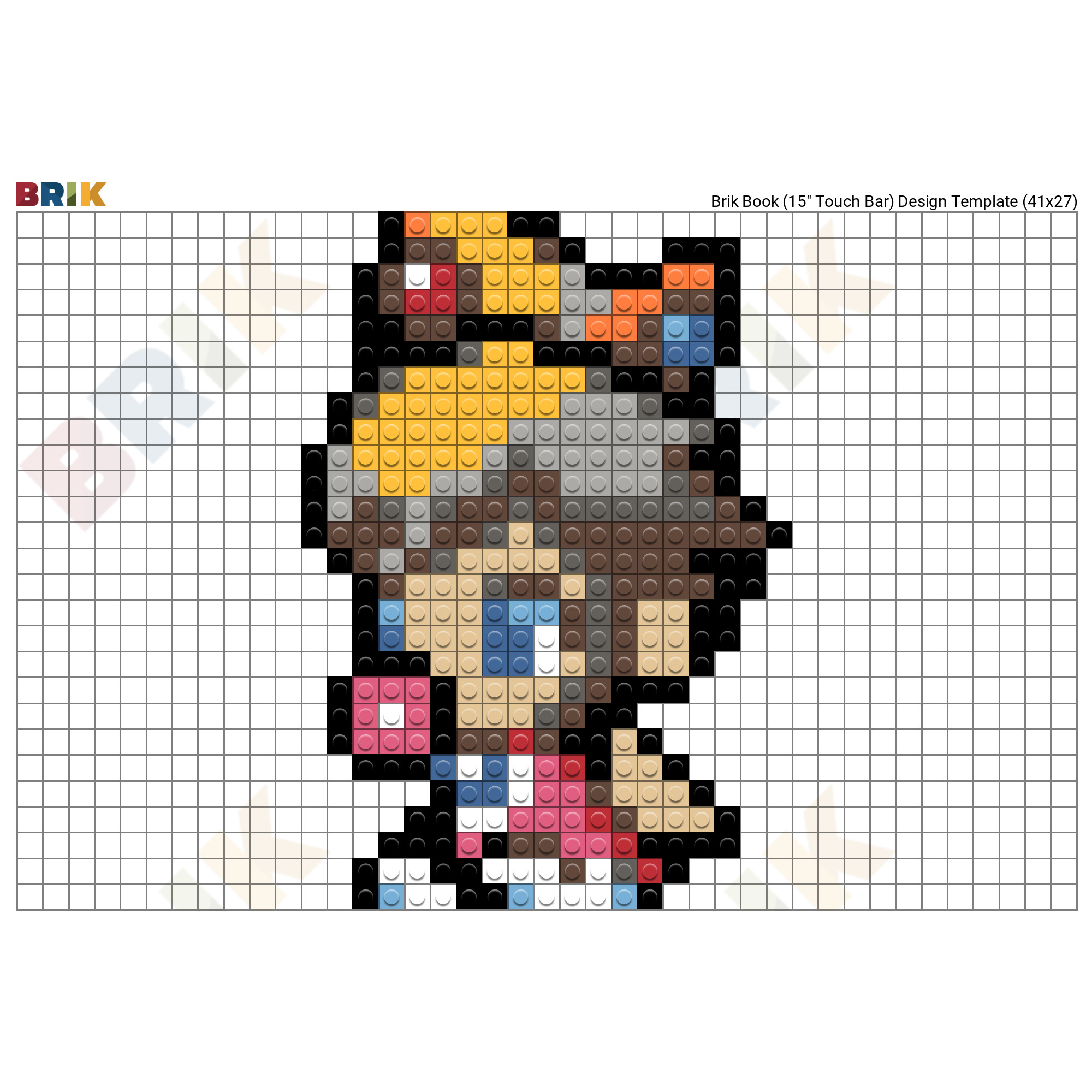 Baby Princess Peach Pixel Art – BRIK