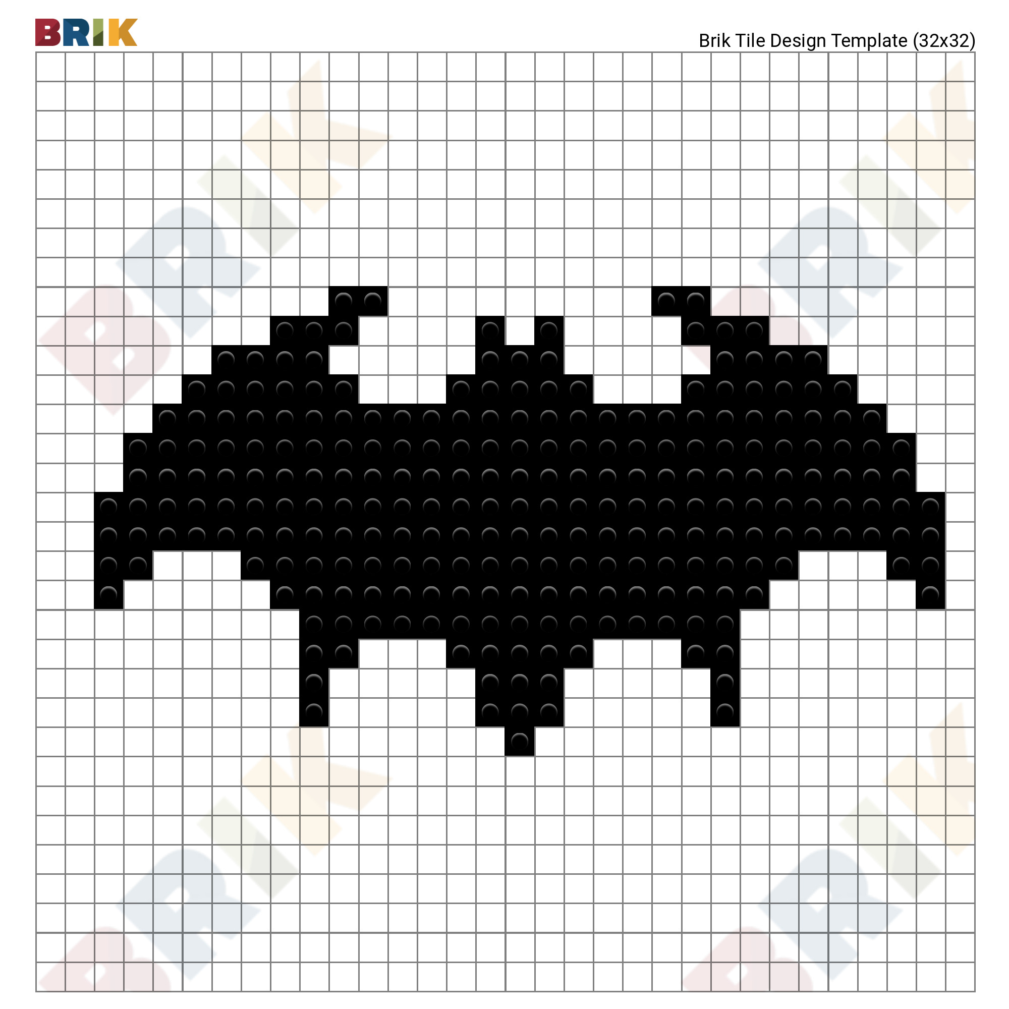 Batman 1977 Logo Pixel Art – BRIK