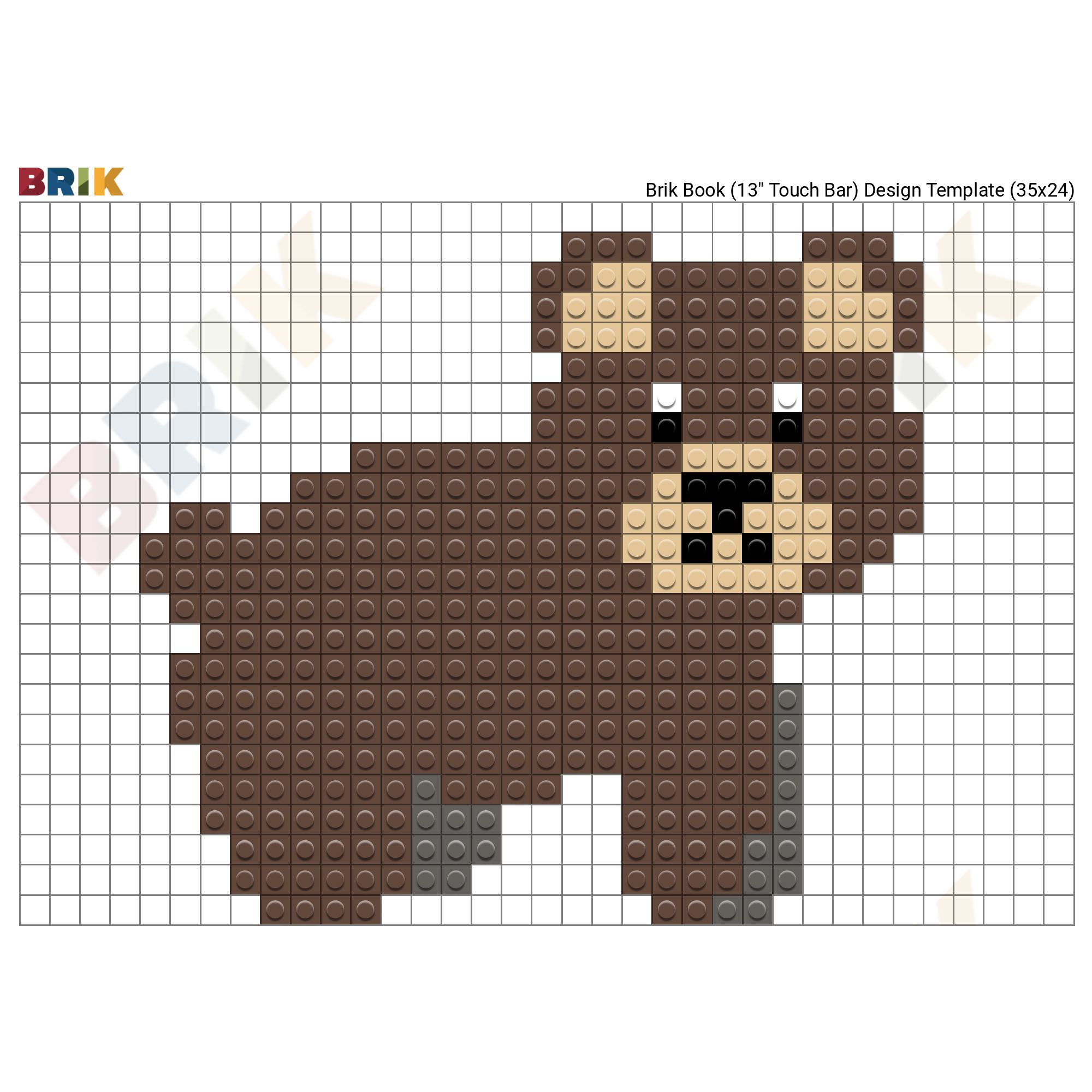 Pixel Art Bear  Pixel art, Pixel art design, Easy pixel art