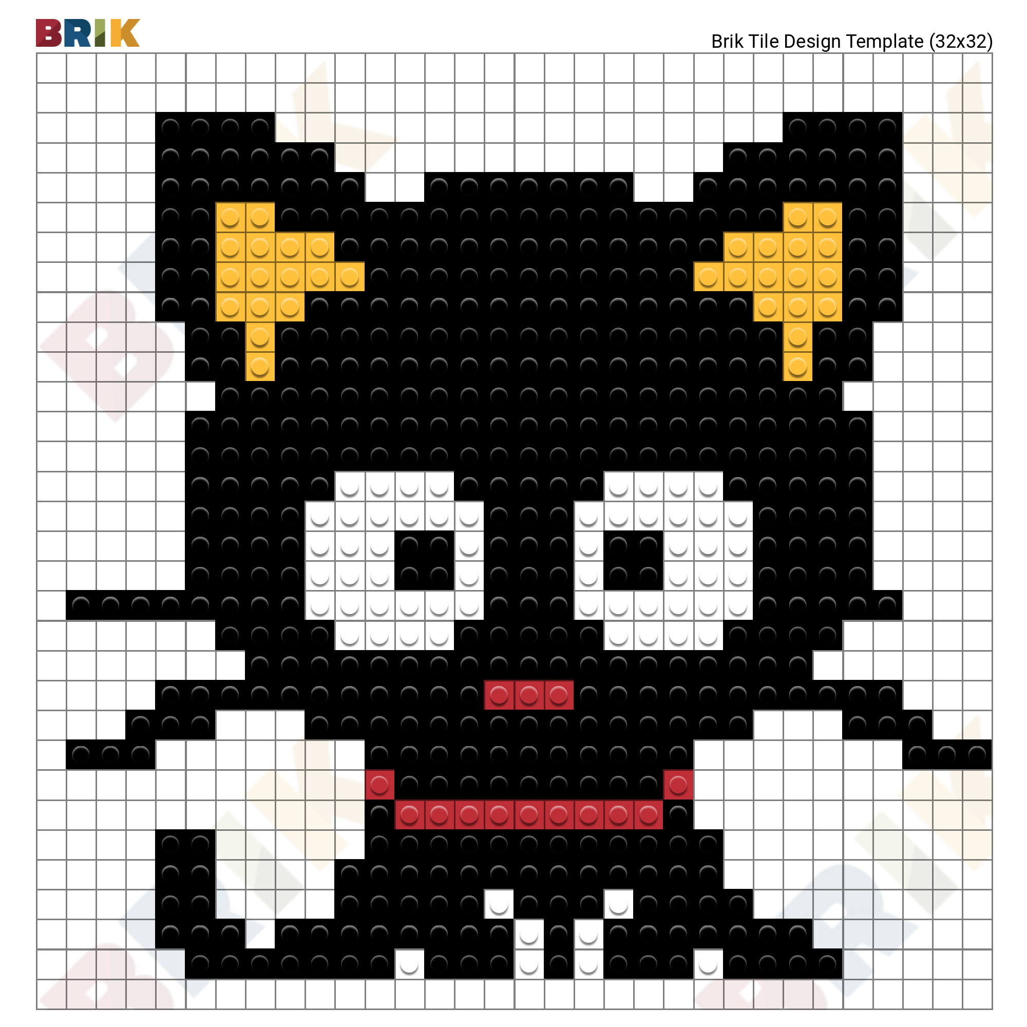 Black Cat Pixel Art – BRIK