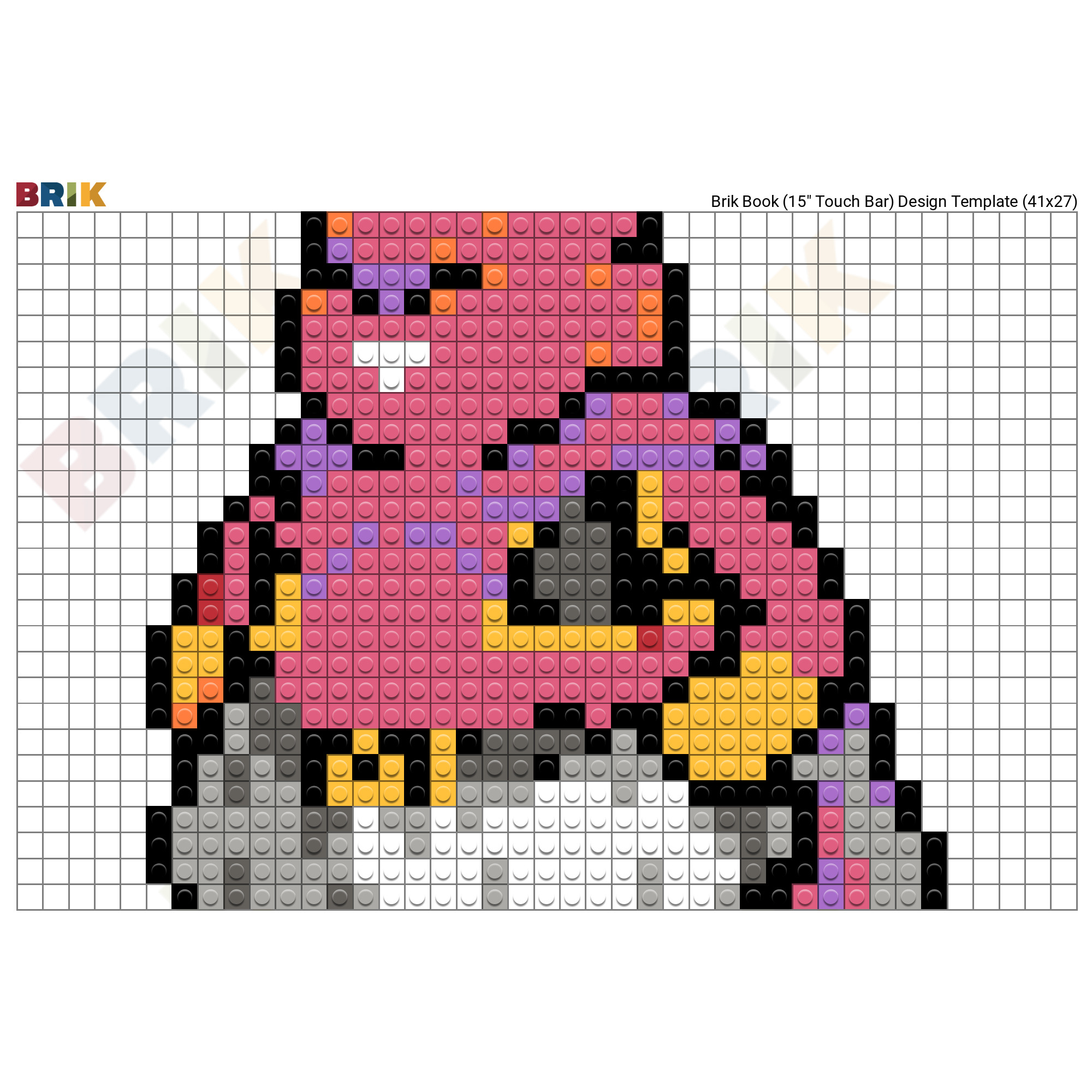 Majin Buu pixel art (32x32)