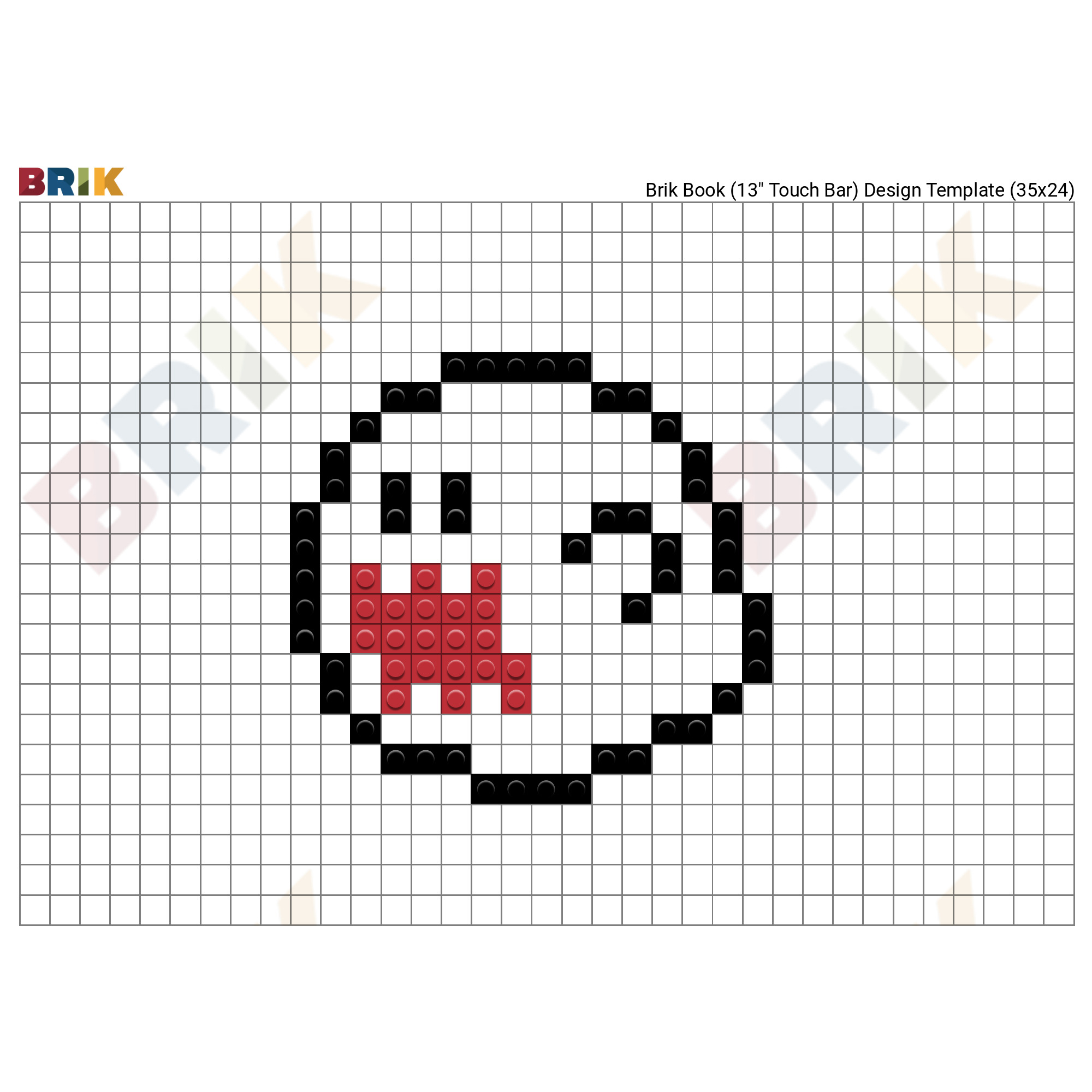 Boo pixel art template – BRIK