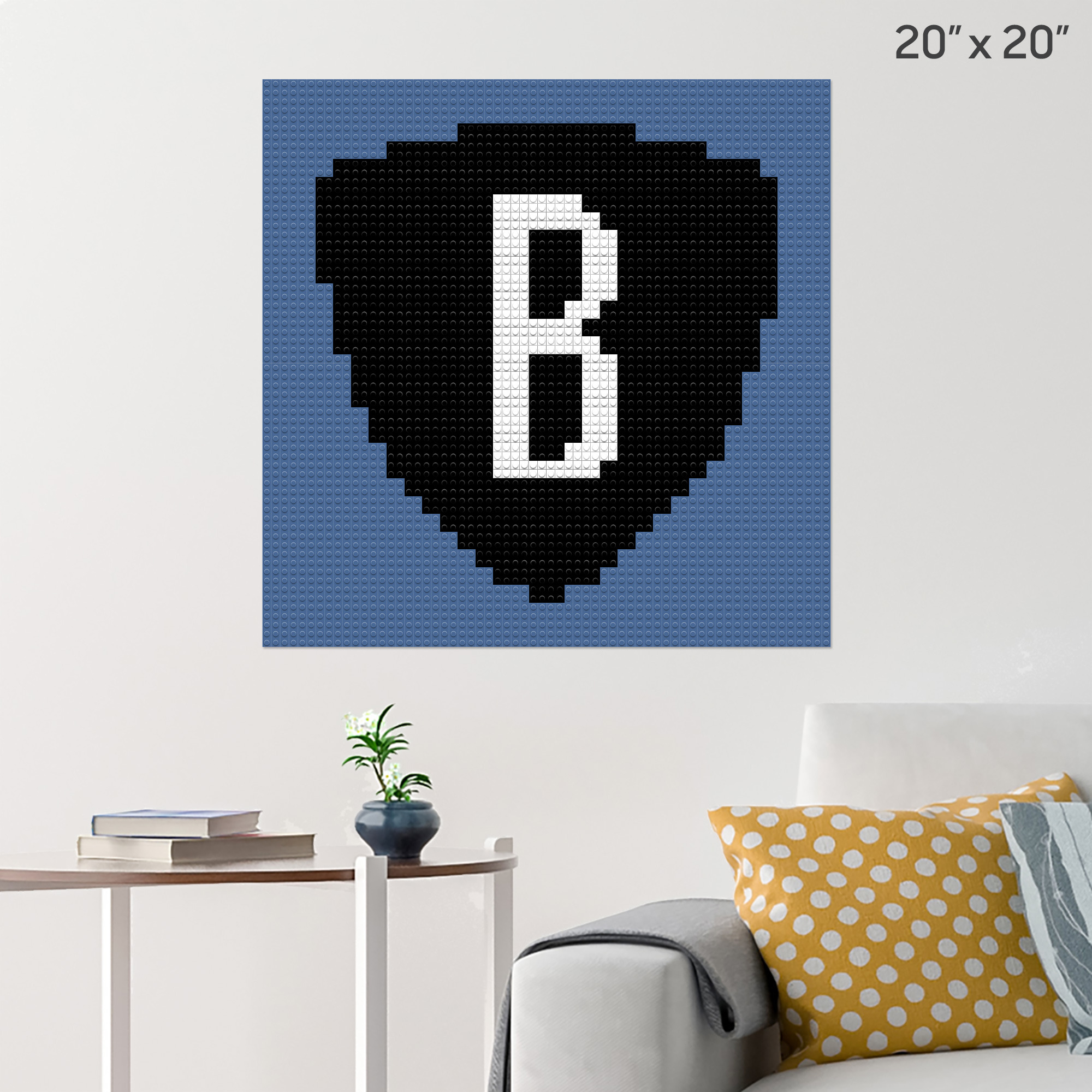 Brooklyn Nets Pixel Art Brik