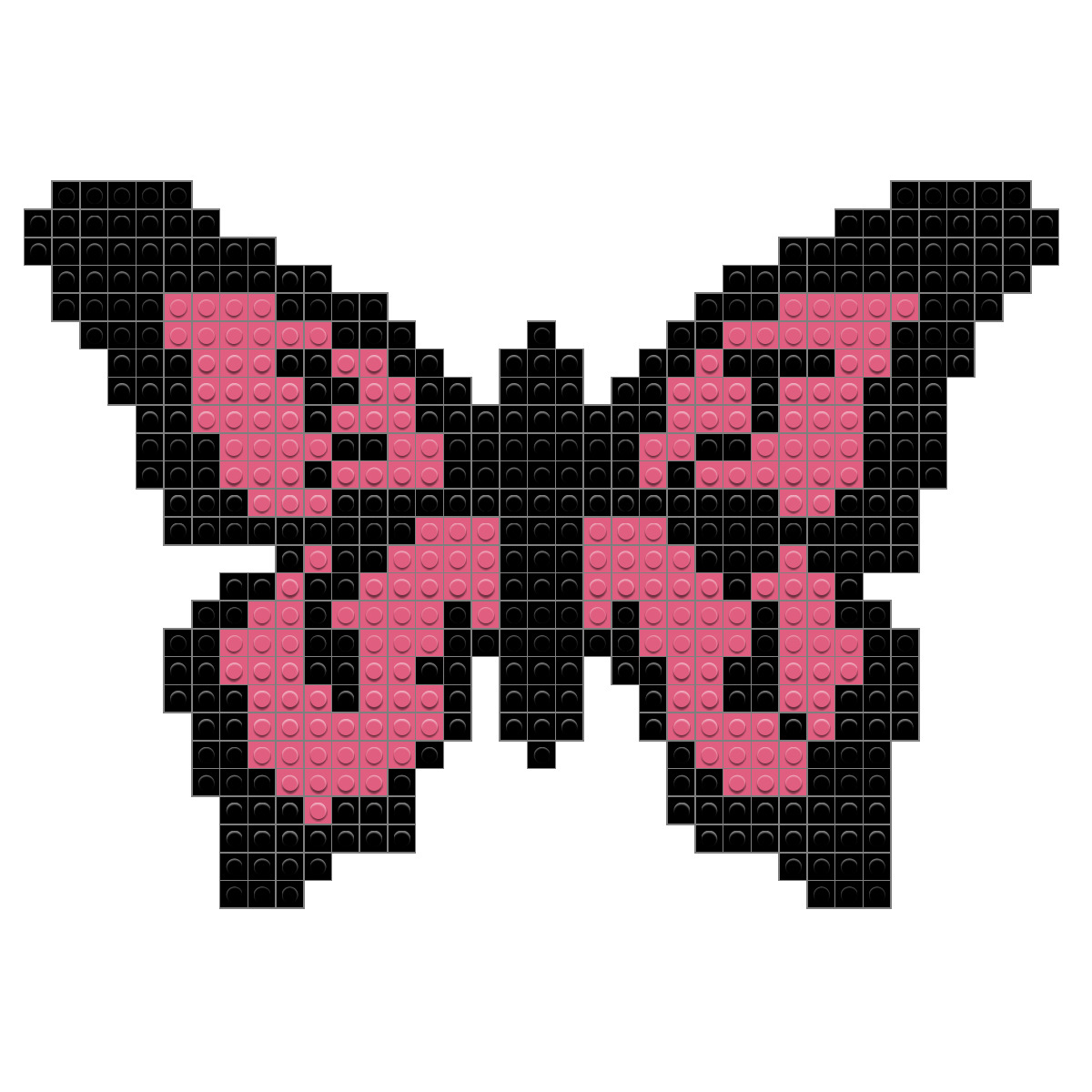 Бабочка из пикселей