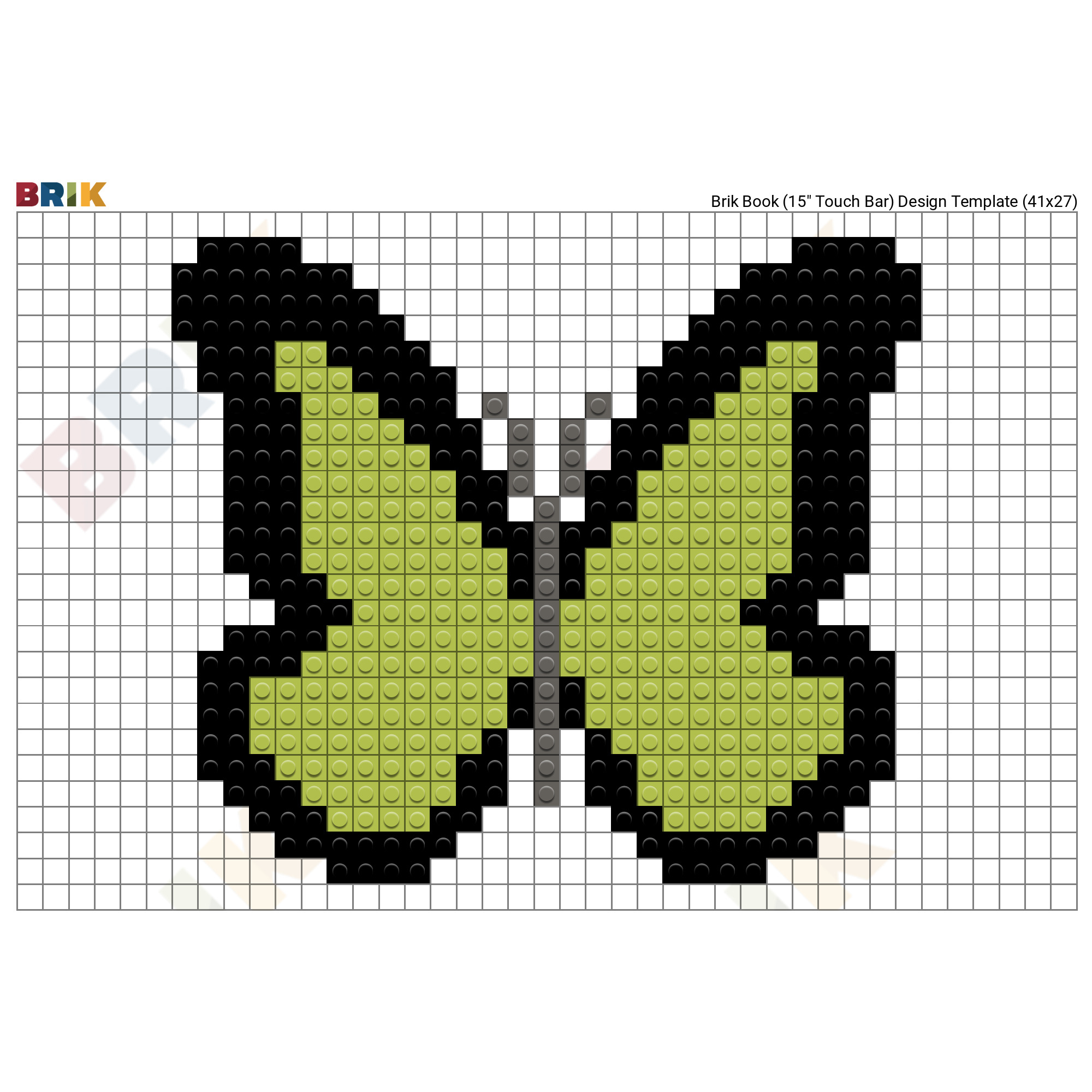 Monarch Butterfly Pixel Art – BRIK