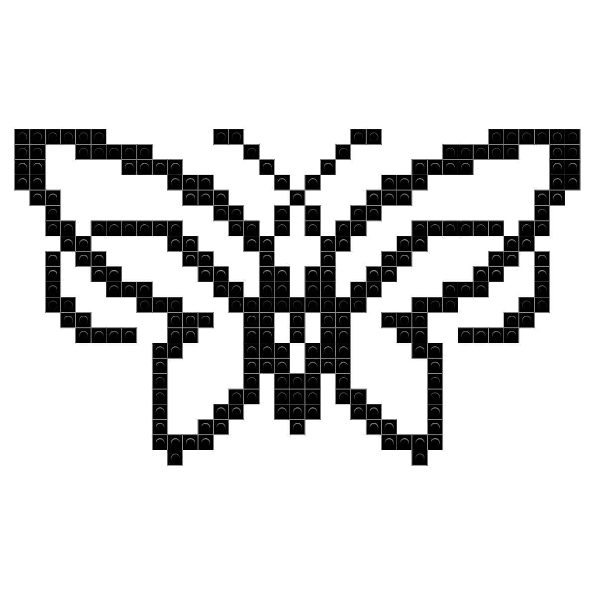 Monarch Butterfly Pixel Art – BRIK