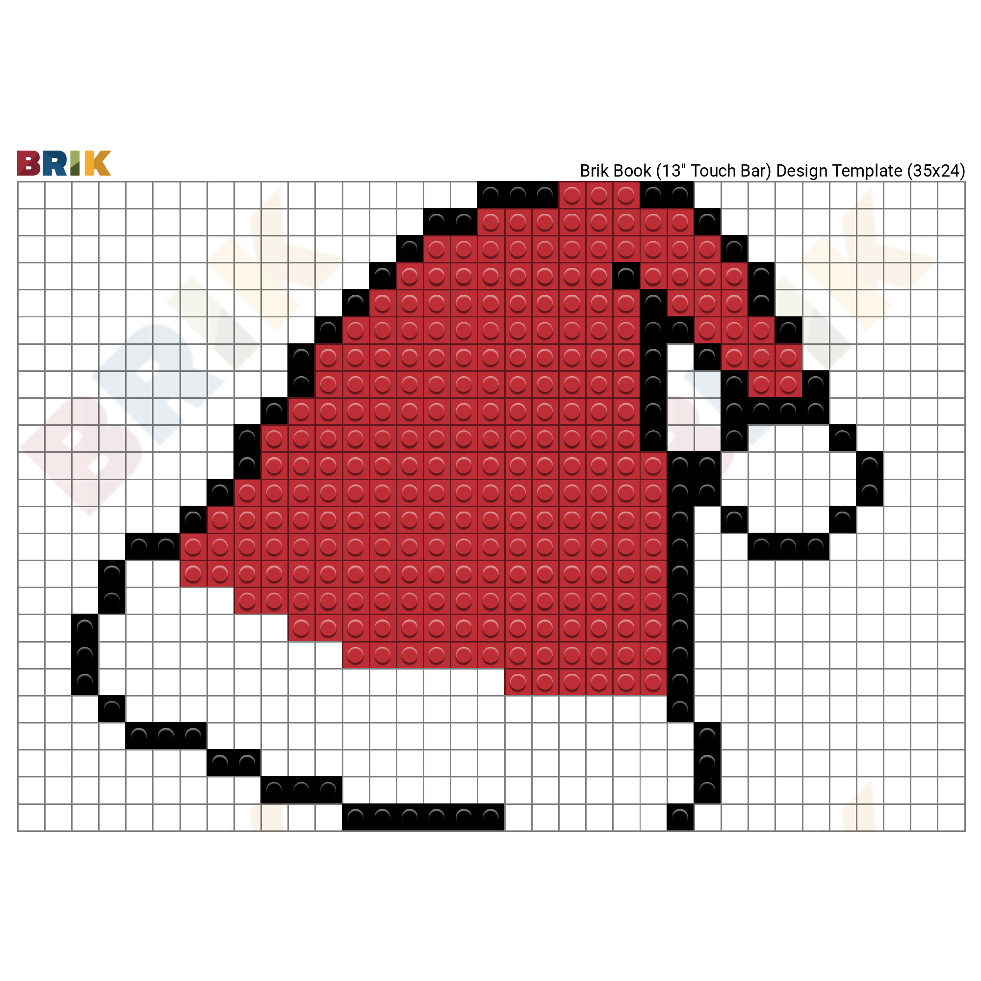Cappello Di Natale.Pixel Cappello Di Natale Brik