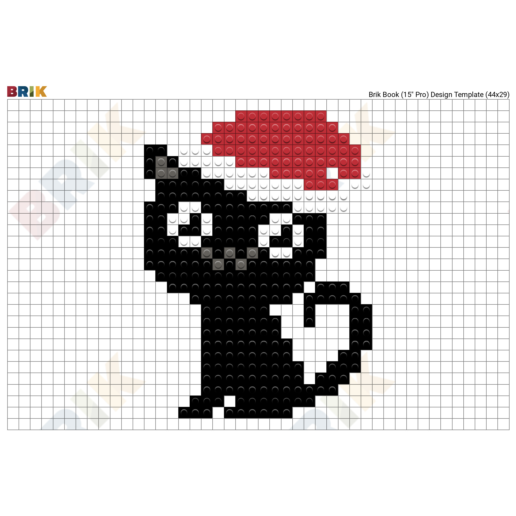 Black Cat Pixel Art – BRIK