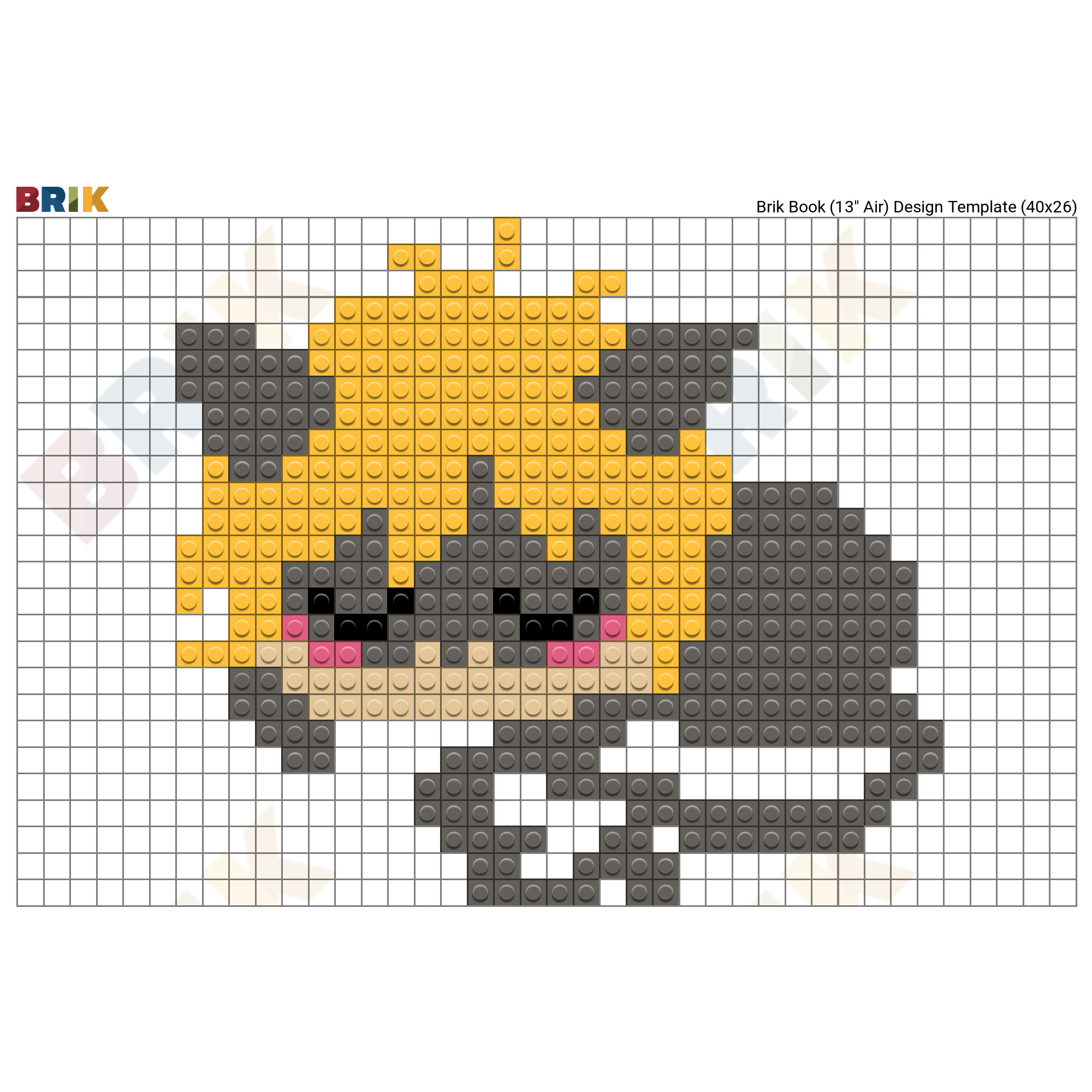 Cat Noir Pixel Art Brik