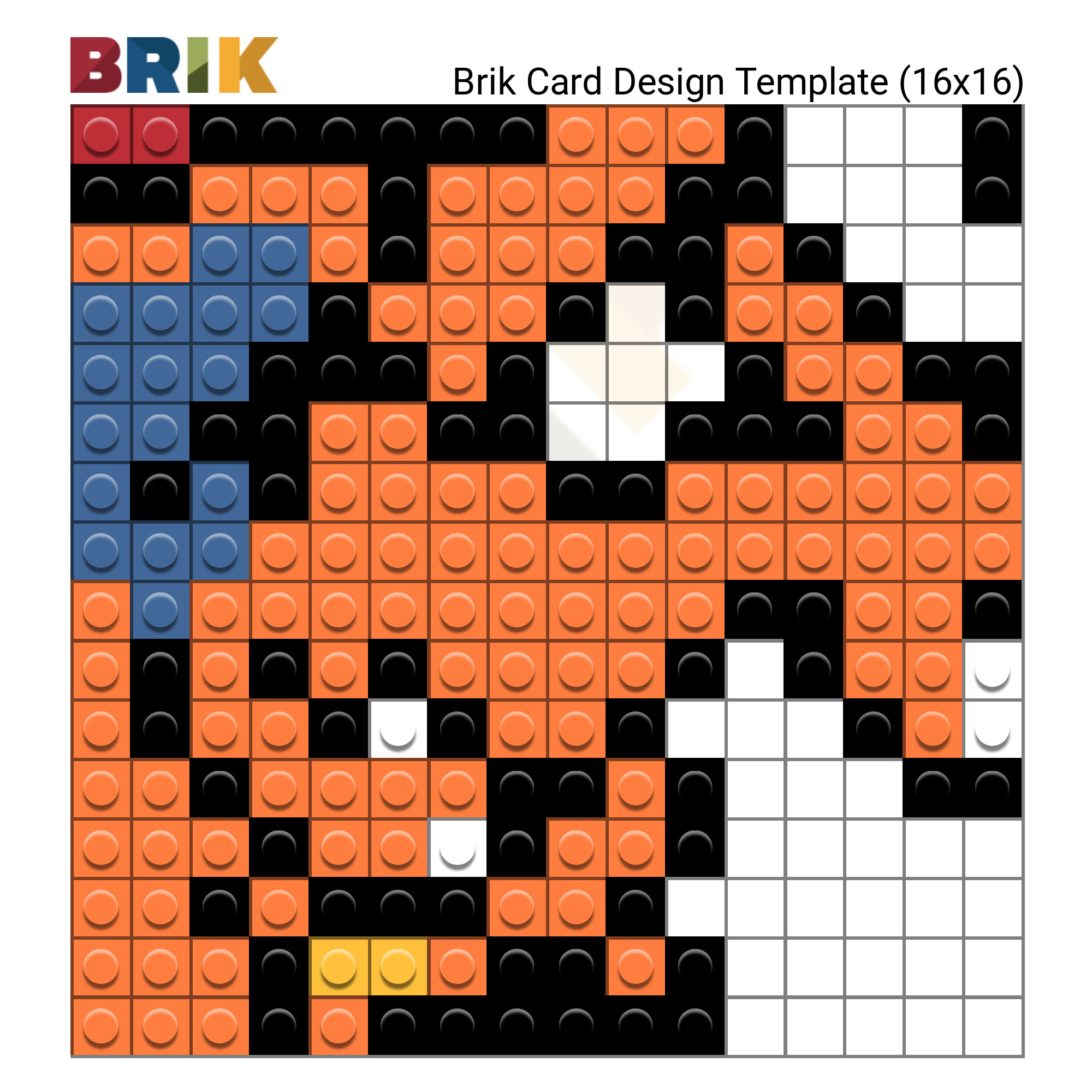 Pokemon Charizard Pixel Art – BRIK