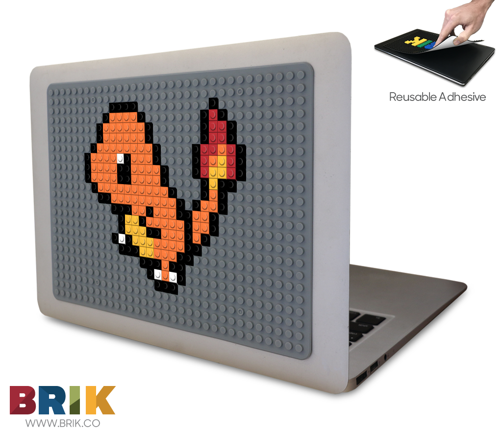 Charmander Pokemon Pixel Art Brik