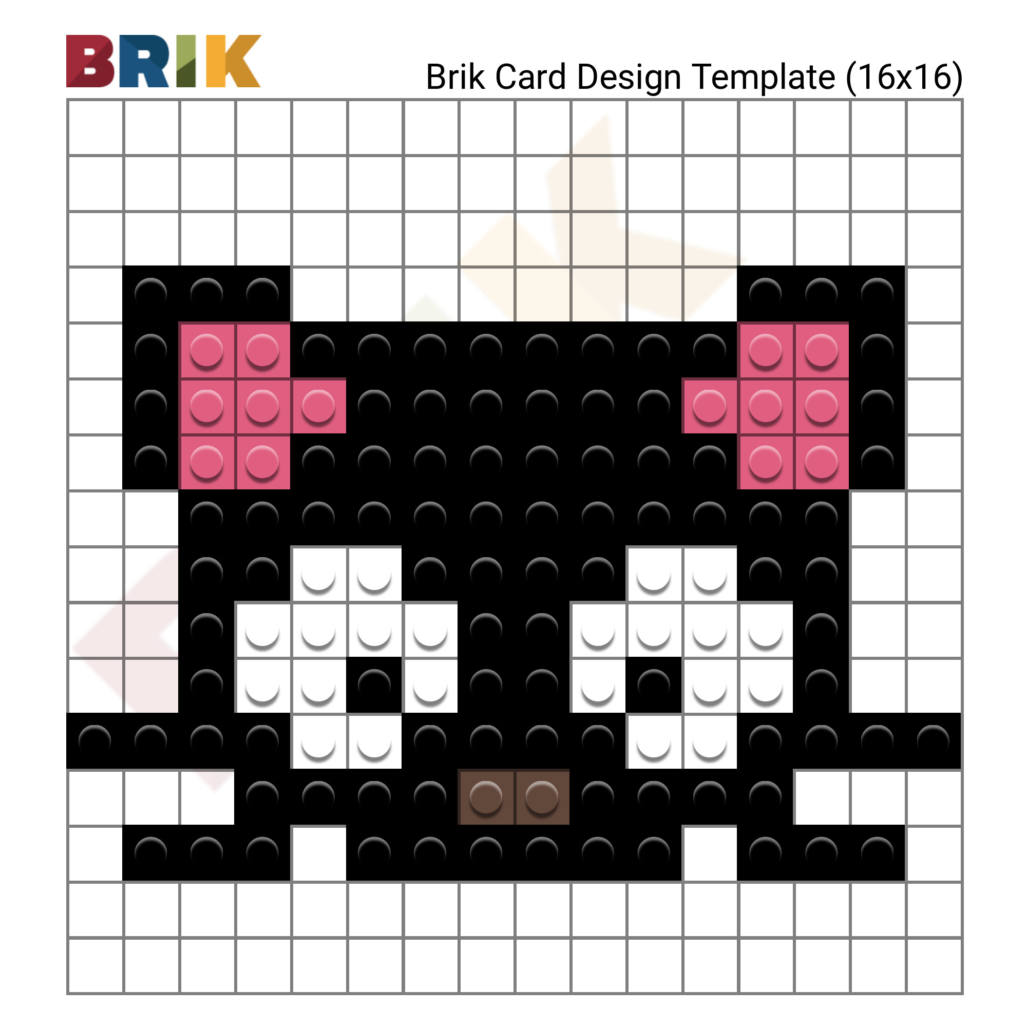 Kitten Pixel Art – BRIK