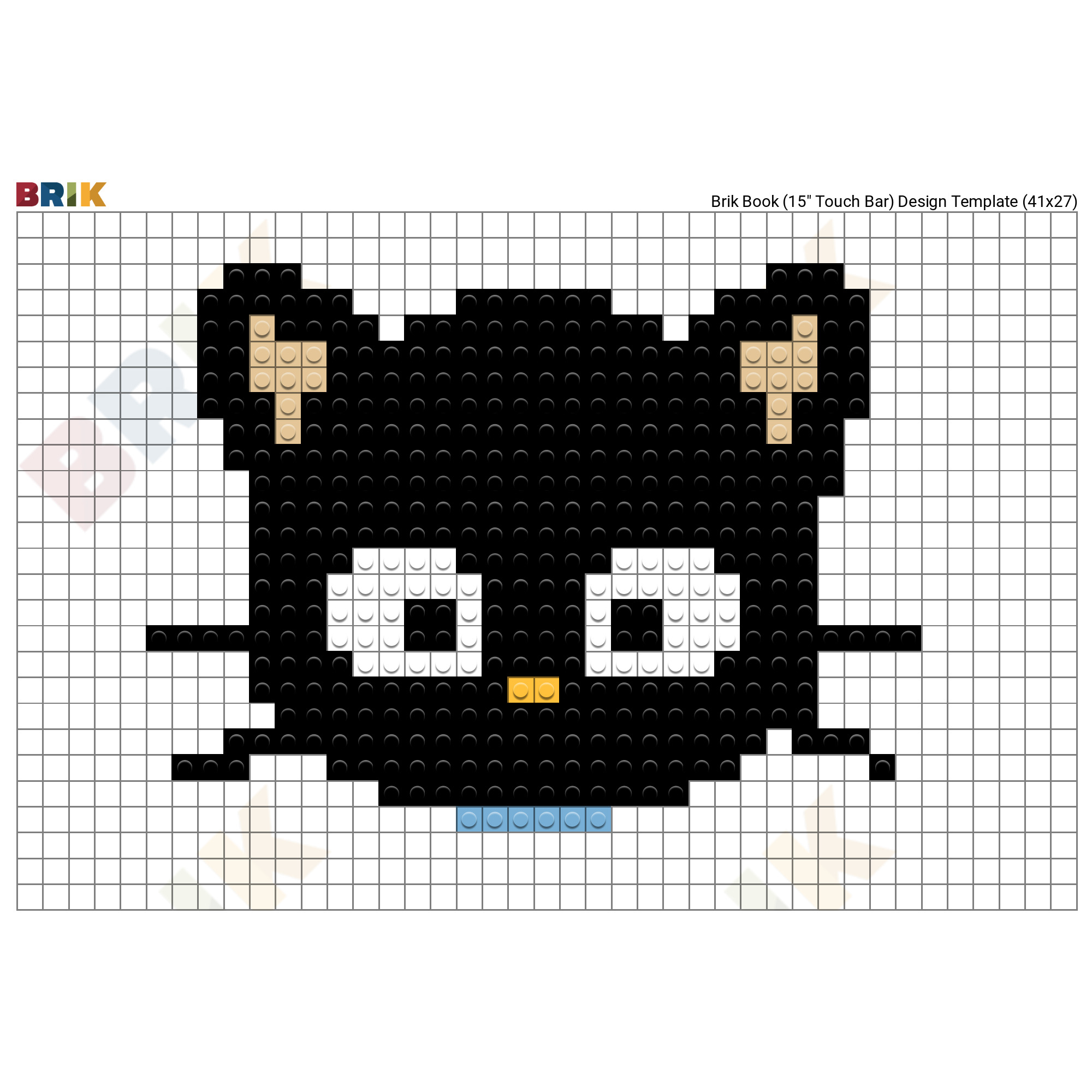 Black Cat Pixel Art – BRIK