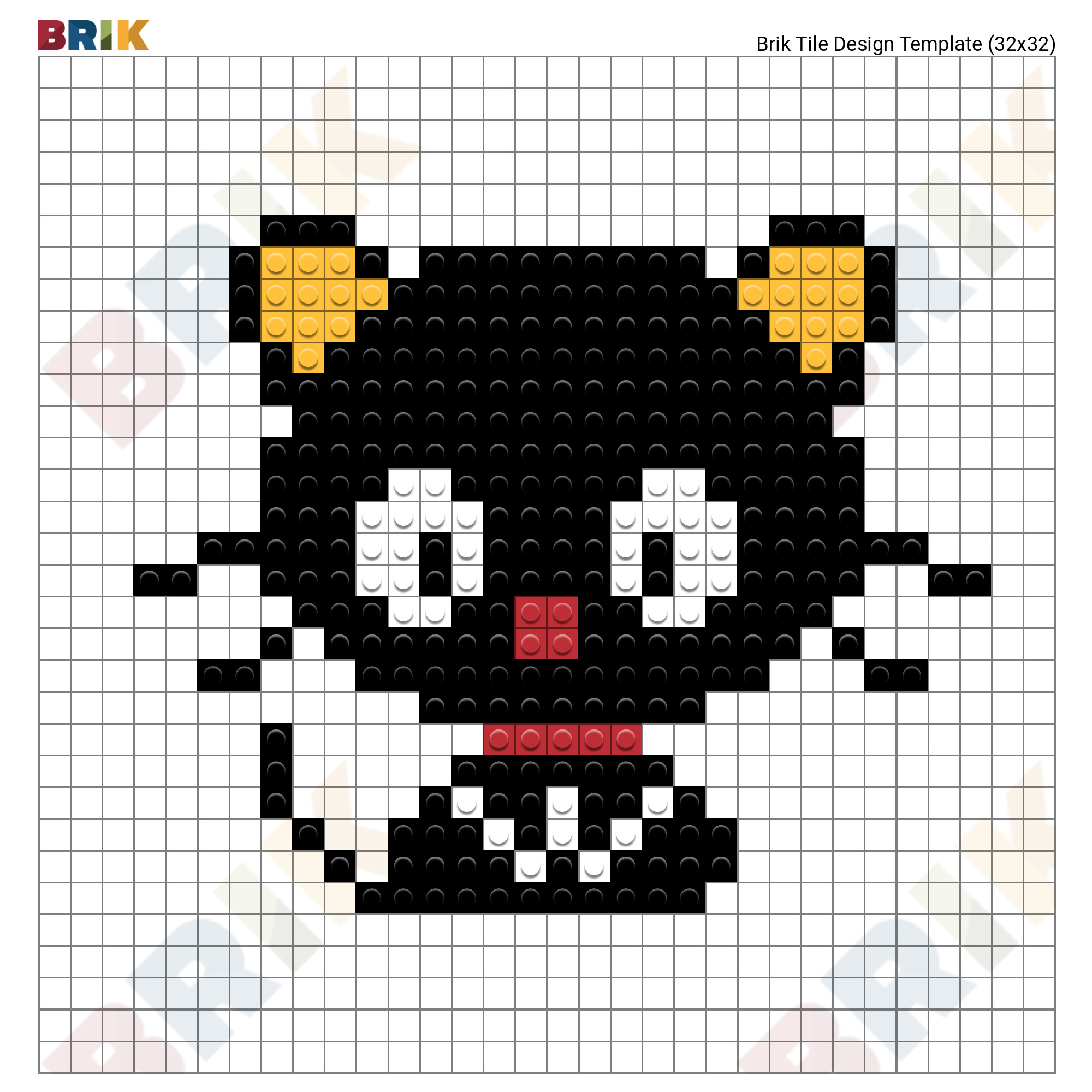 Black Cat Pixel Art – BRIK