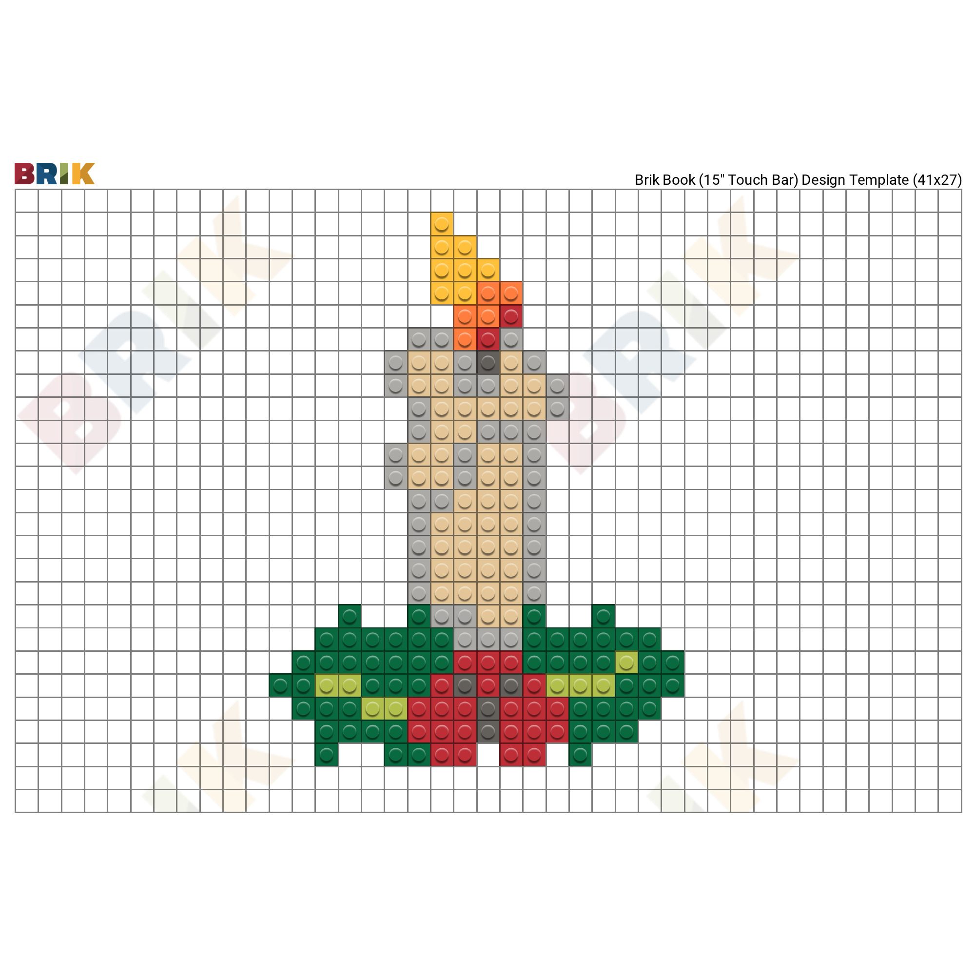 Christmas Candle Pixel Art – BRIK
