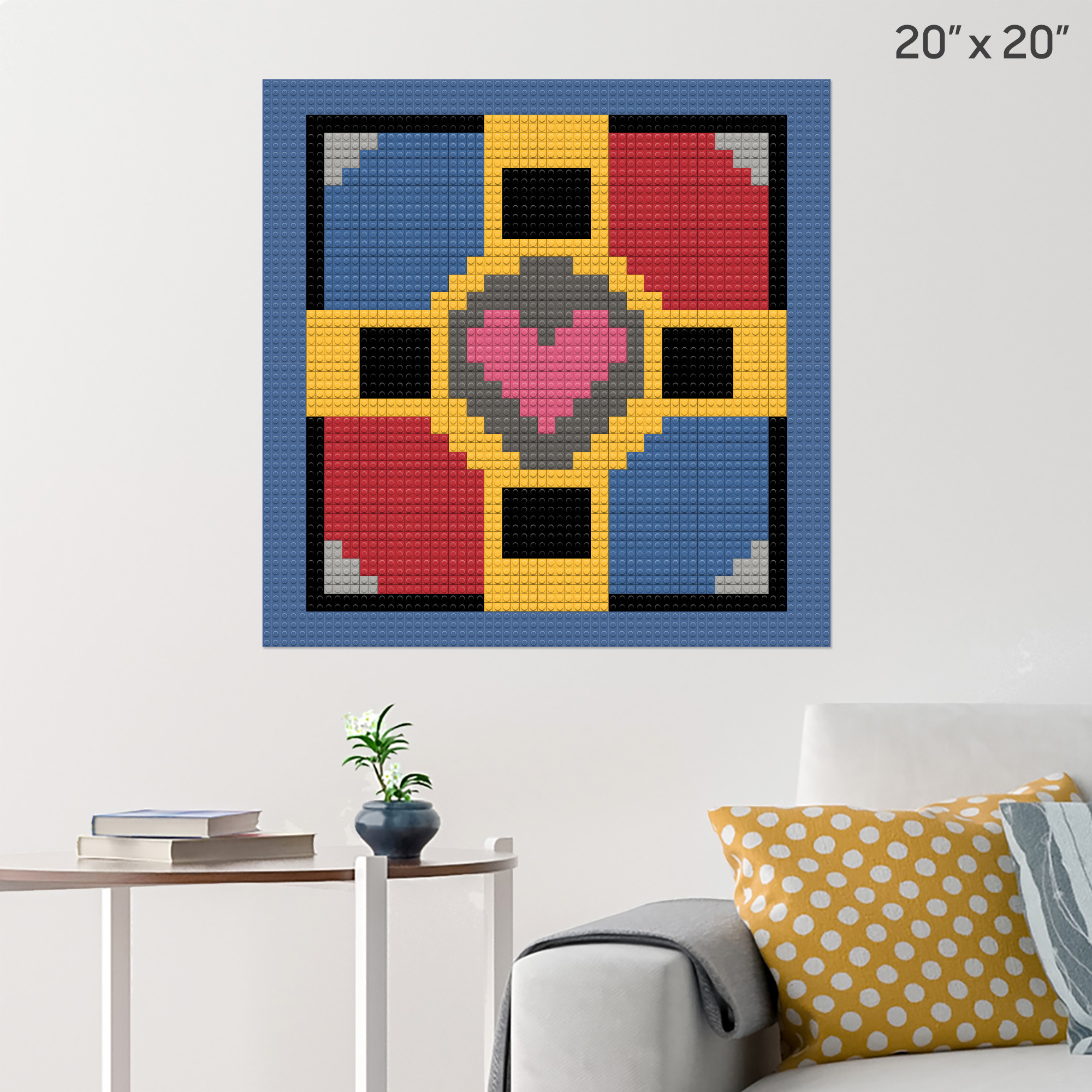 Pixel Companion Cube Colorful Brik