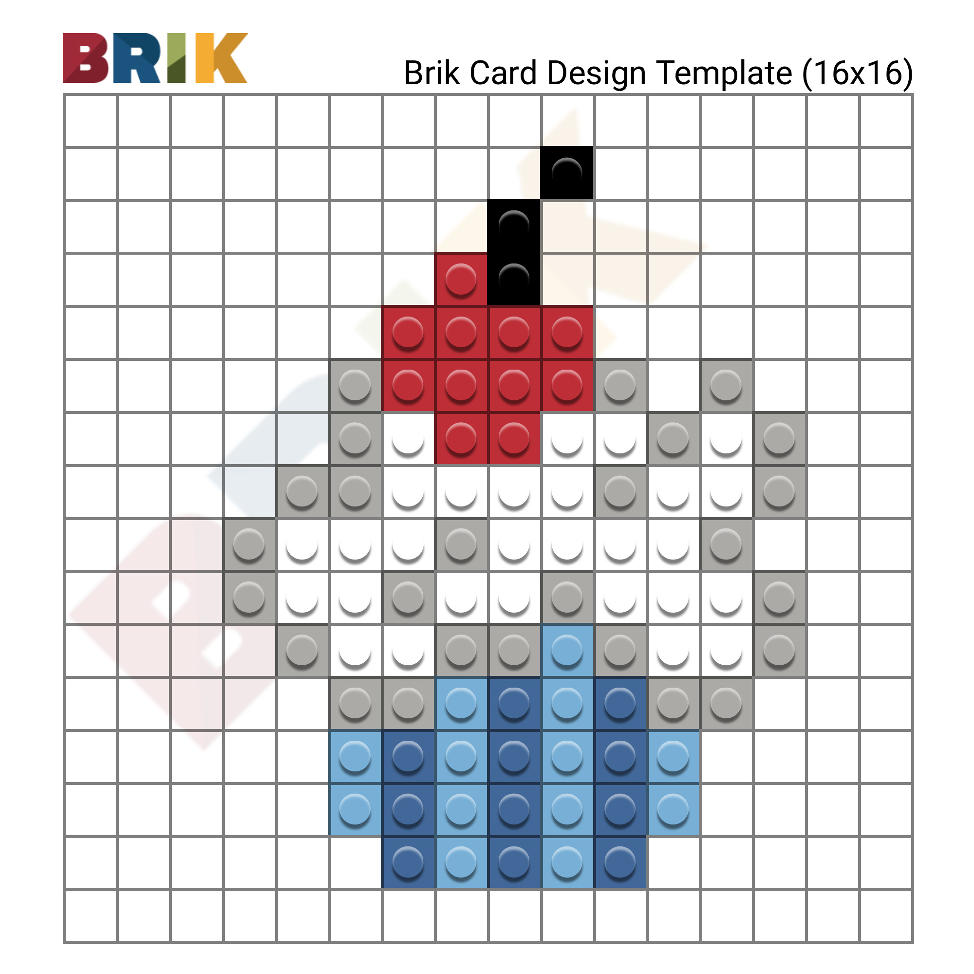 Cupcake Pixel Art Brik