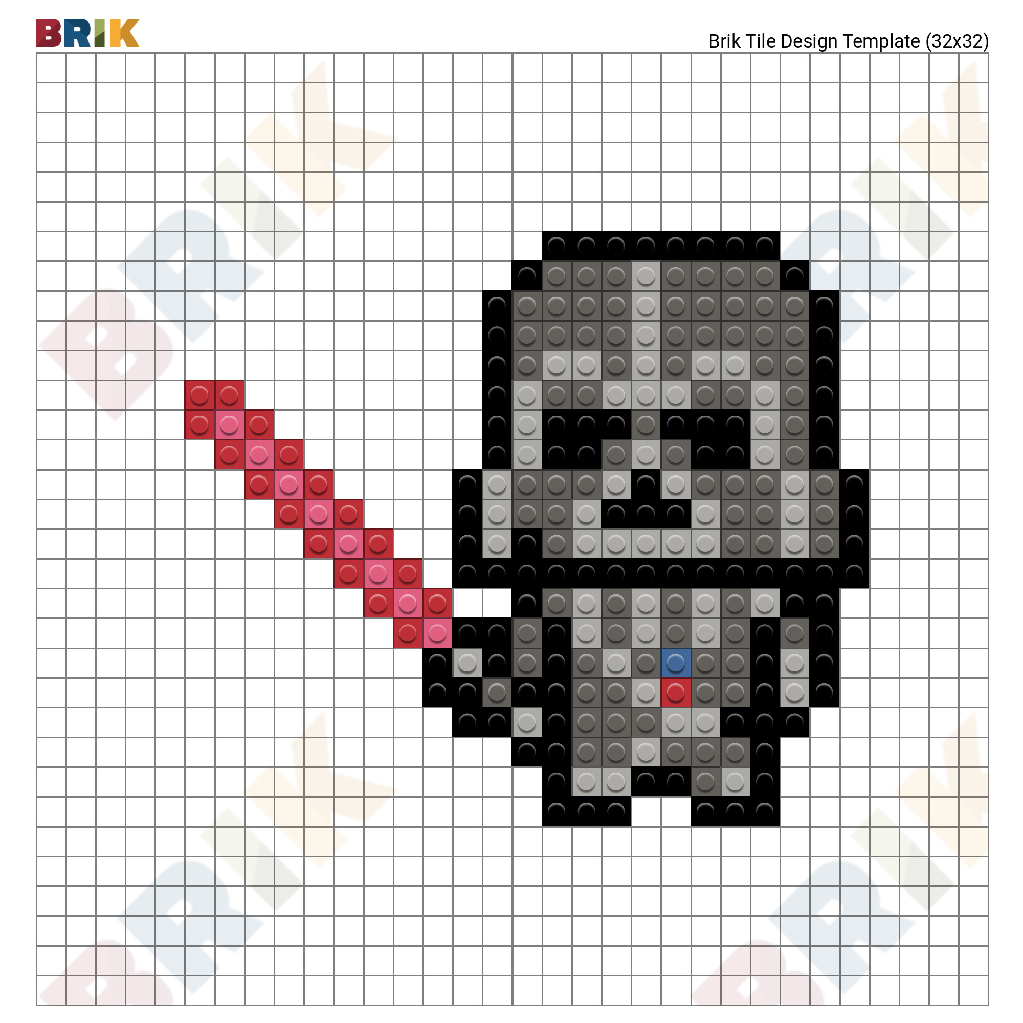 Pixel Darth Vader Brik