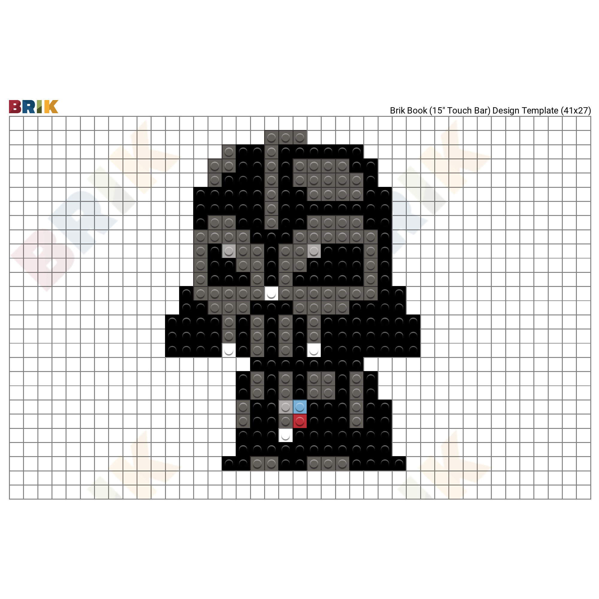 Darth Vader Pixel Art Brik