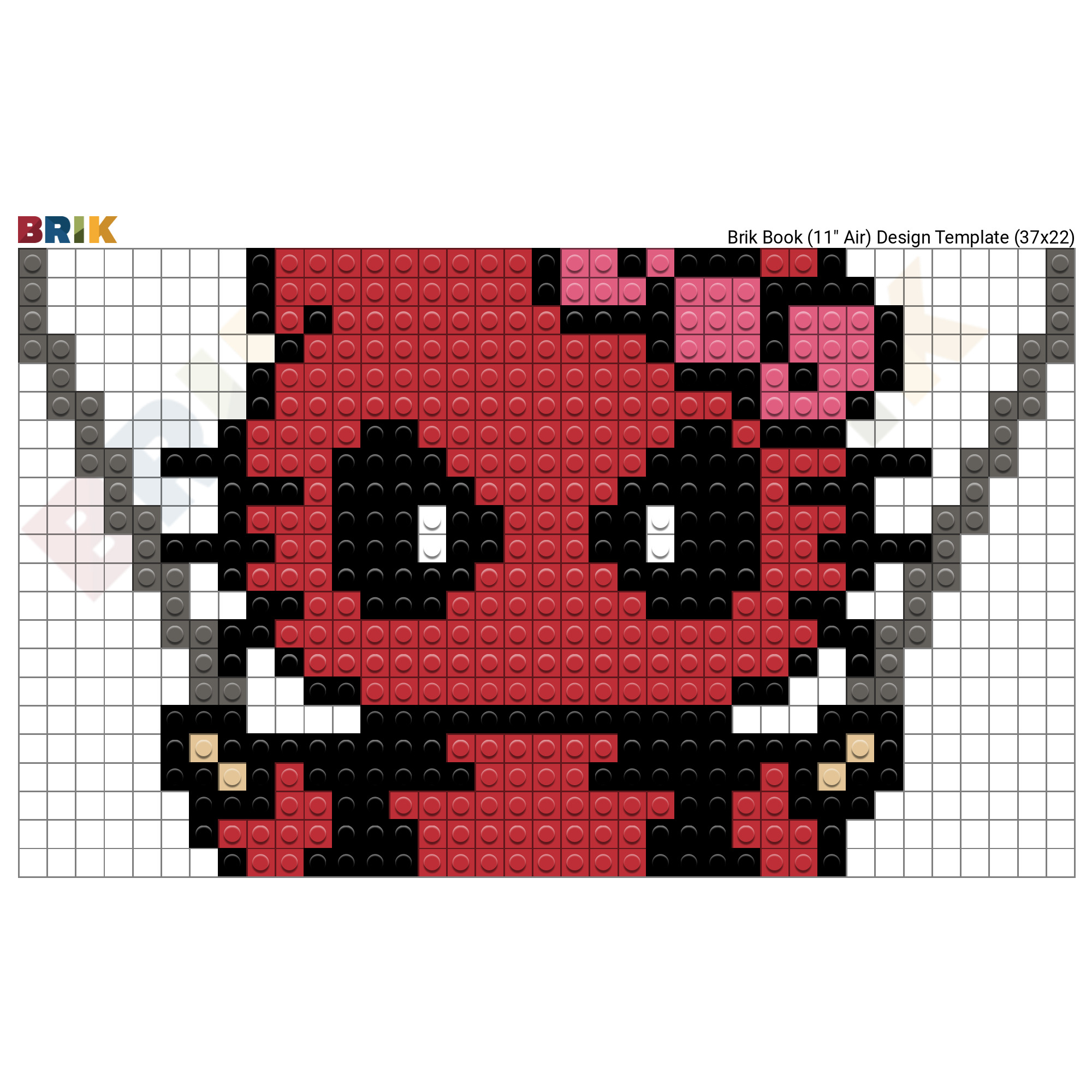 Deadpool Pixel Art – BRIK