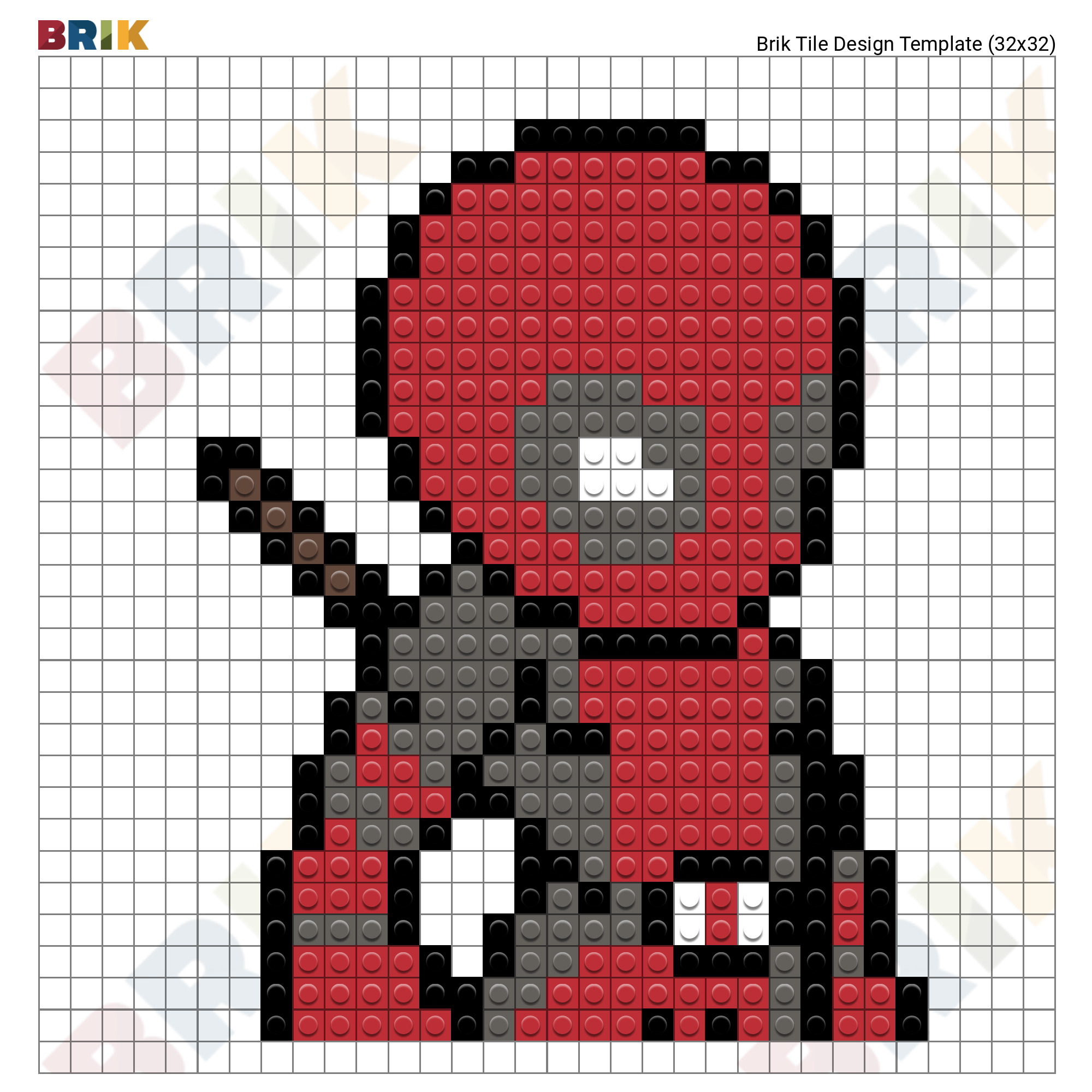 Marvel Pixel Art Grid