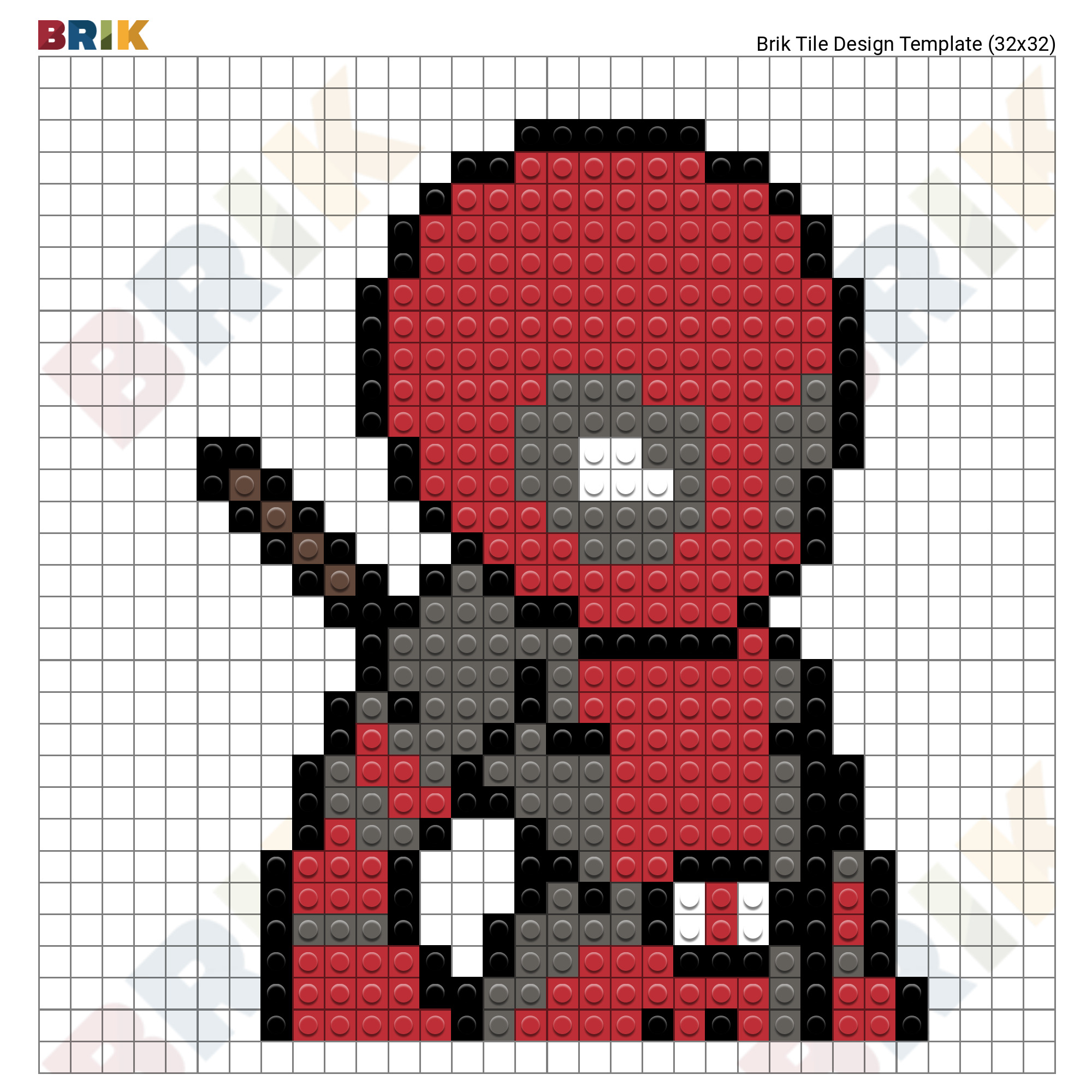 Deadpool Pixel Art – BRIK