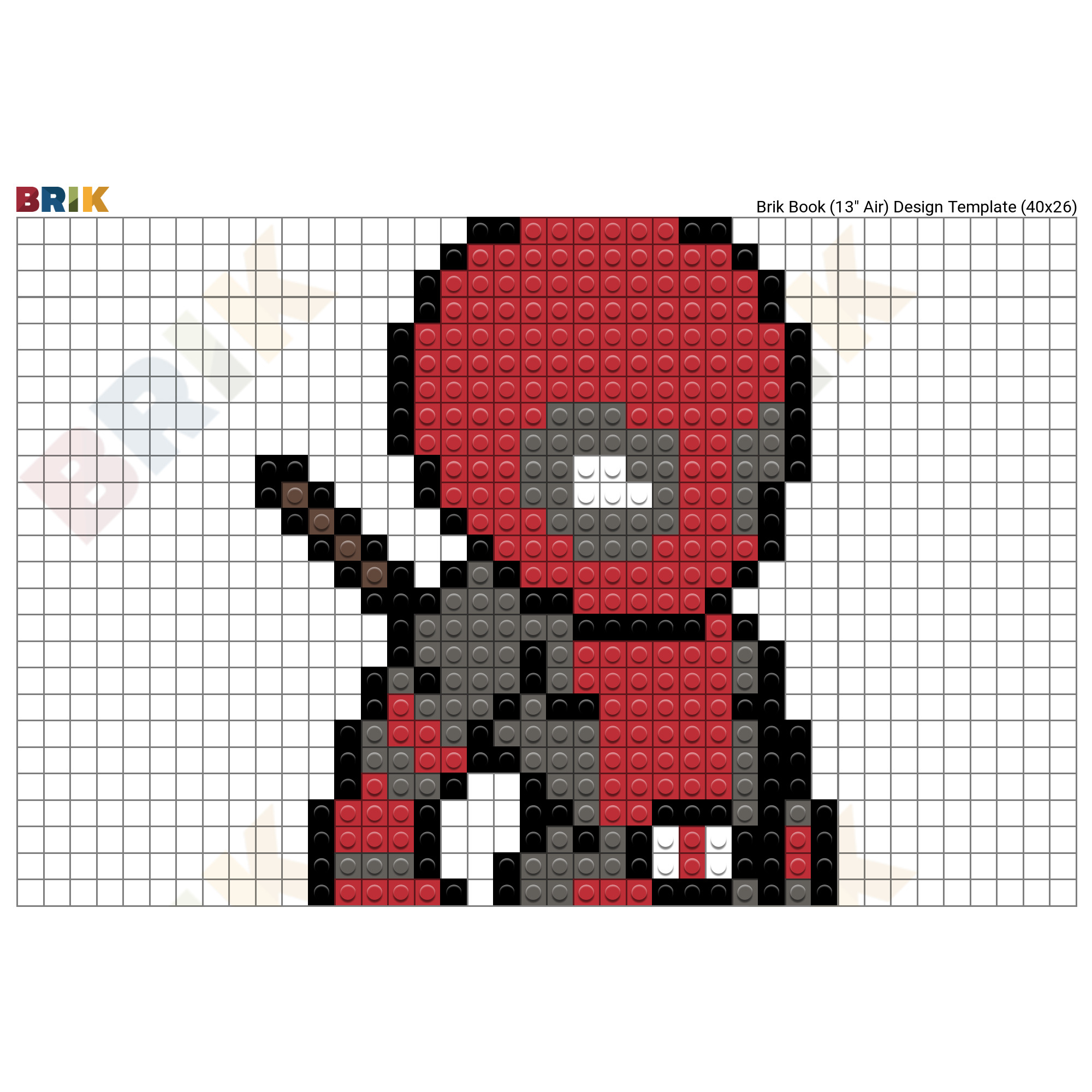 Deadpool Pixel Art – BRIK