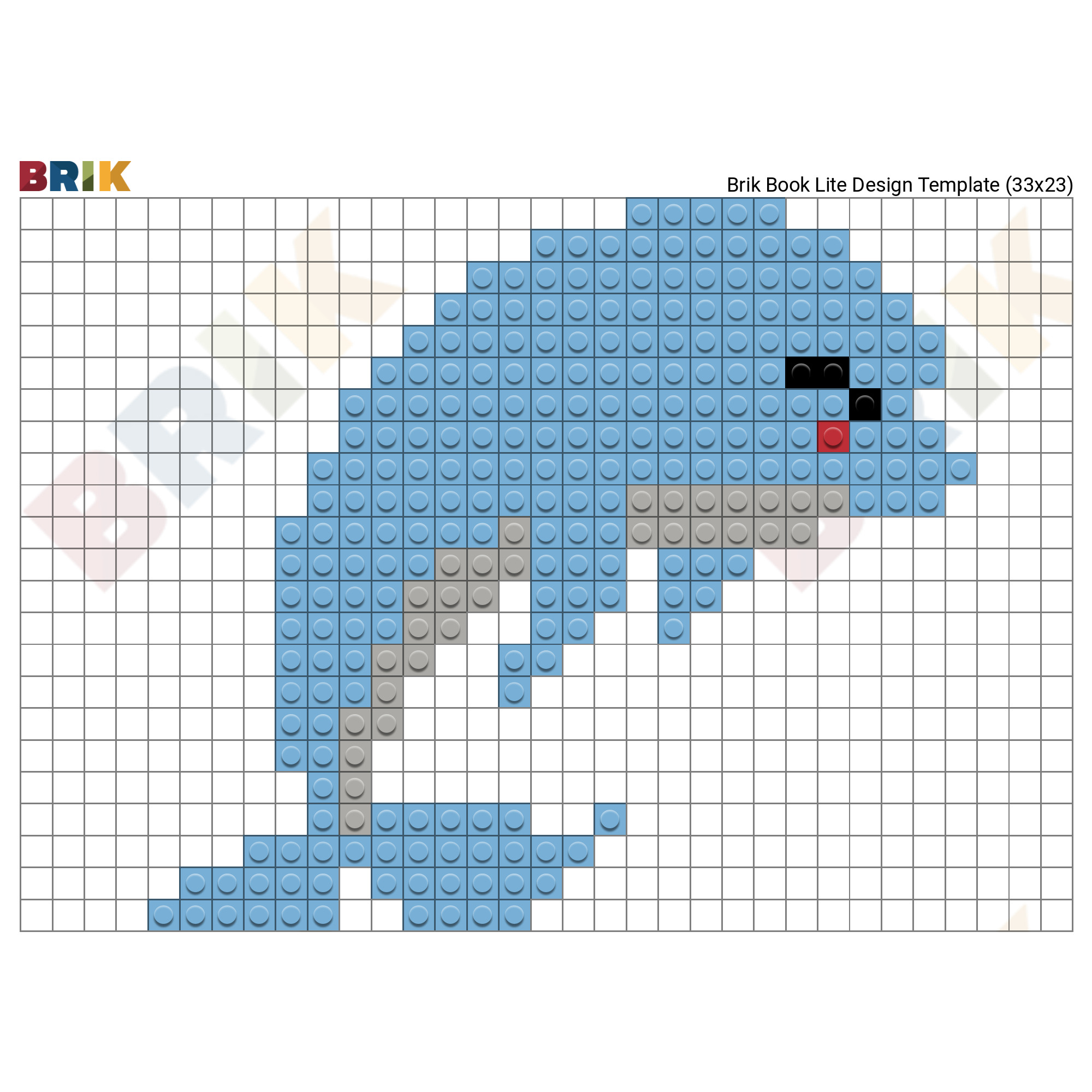 Pixel Art - Dolphin - Animals Pixel Art #01