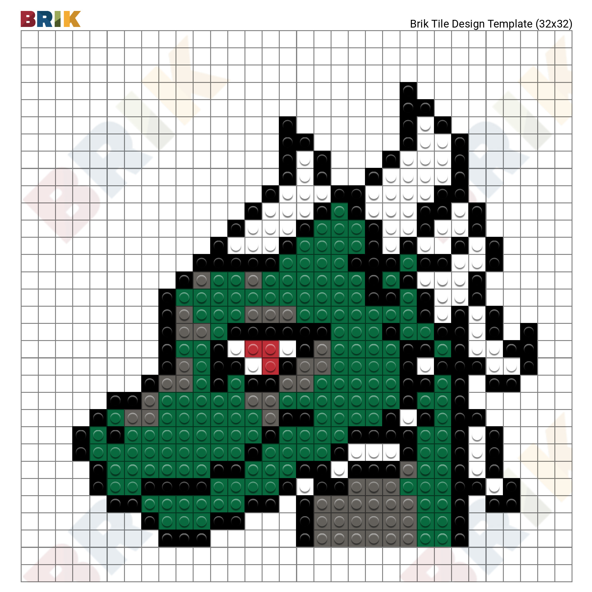 Dragon Pixel Art 32x32