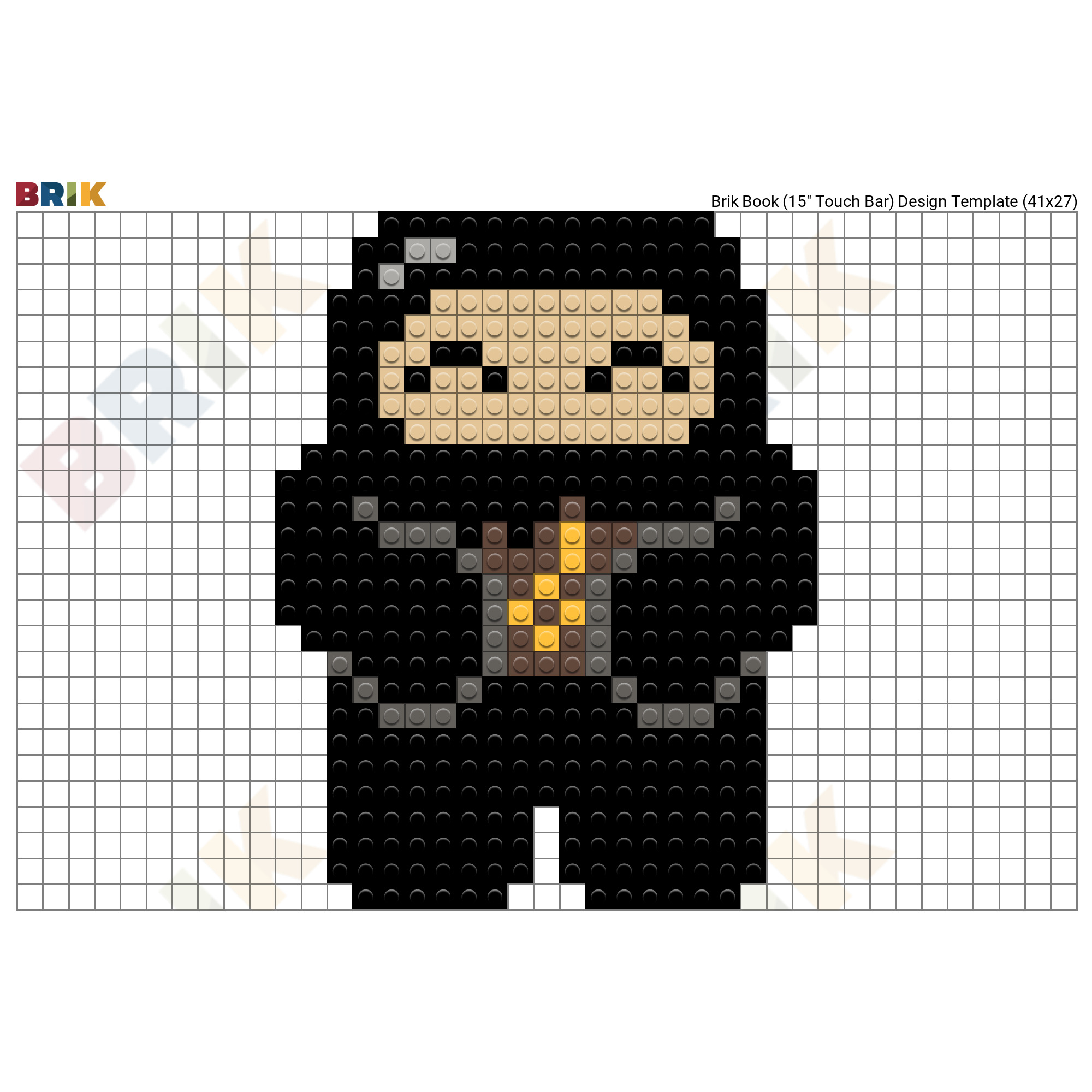 Eating Ninja Pixel Art – BRIK