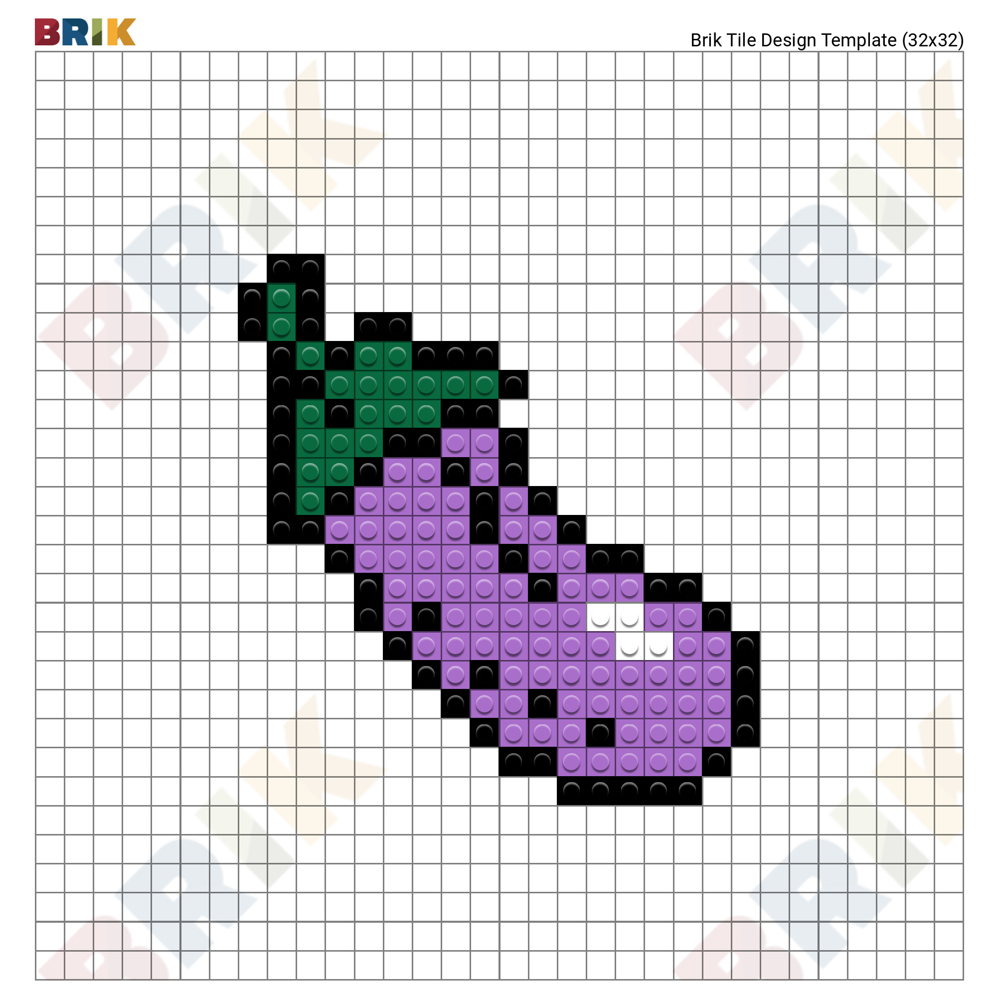 Pixel Art Eggplant Icon 32x32 Vector Illustration Stock