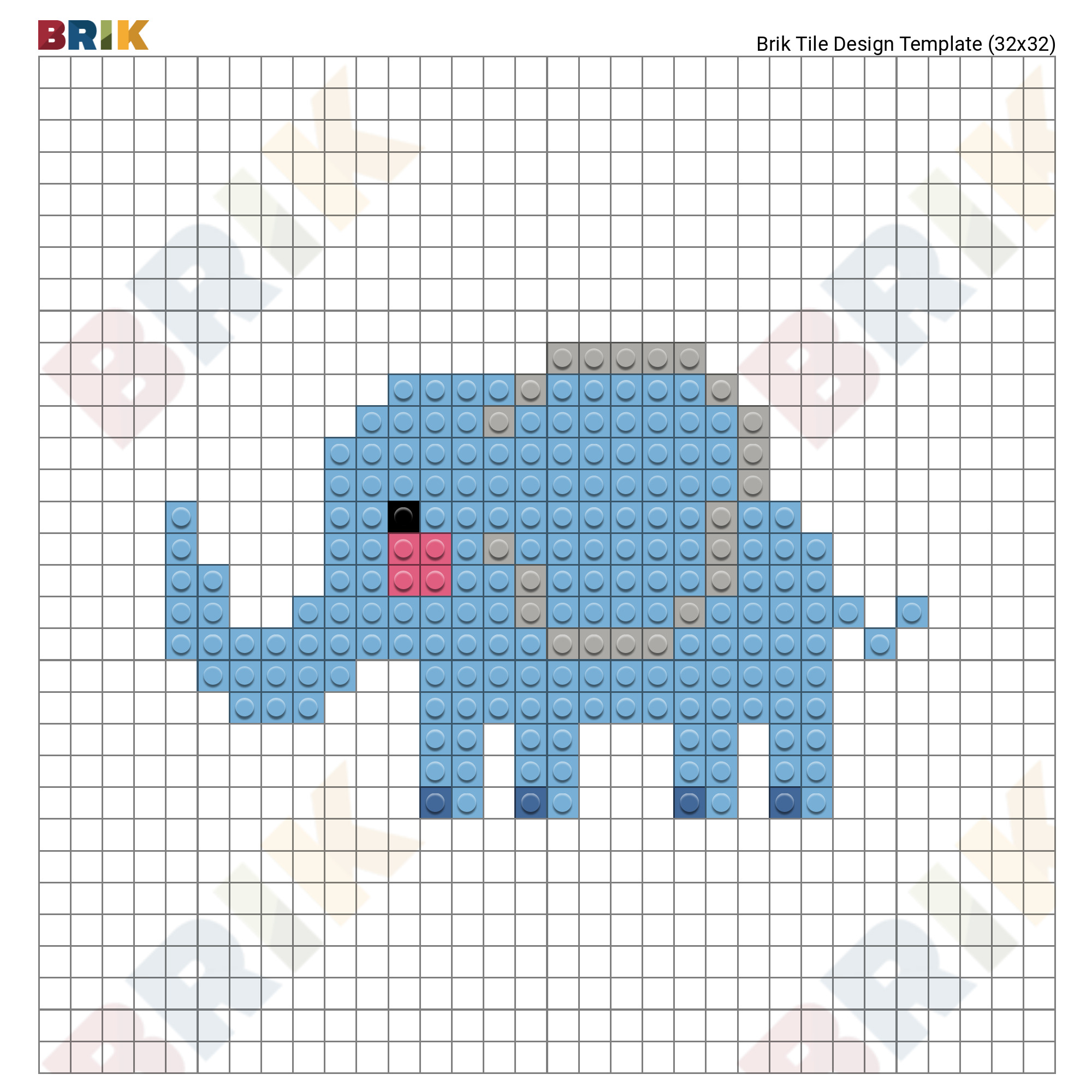 Elephant Pixel Art Brik 880 x 581 png 17kb. elephant pixel art brik.