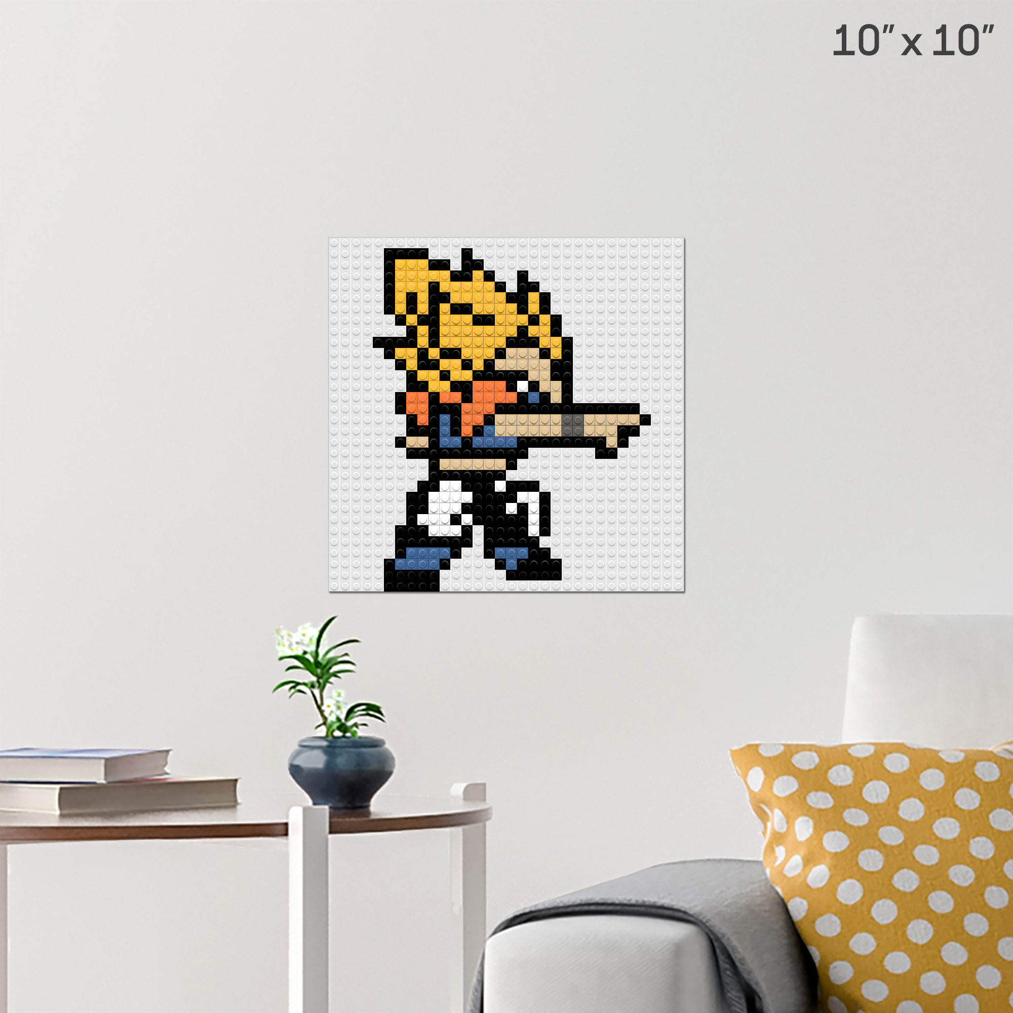 Fusion Of Gohan Trunks Pixel Art W