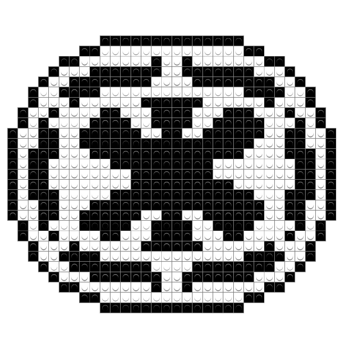 Galactic Empire Emblem Pixel Art Brik