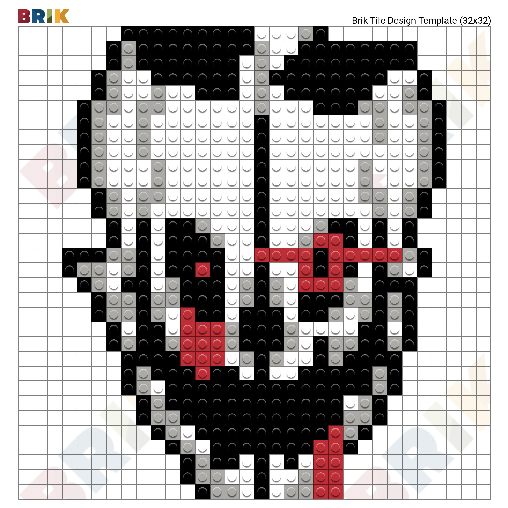 Ghostface Pixel Art – BRIK