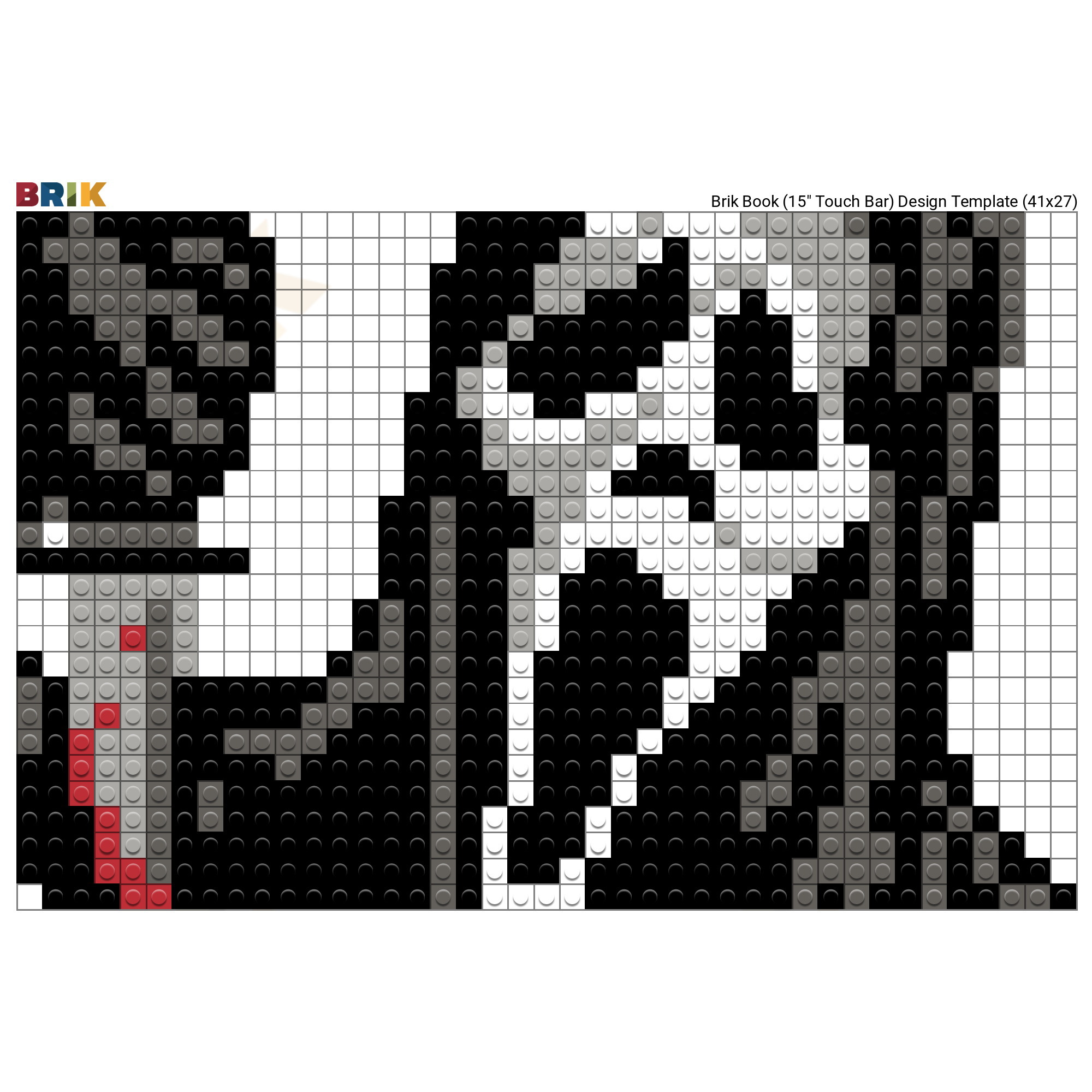 ghostface pixel art brik