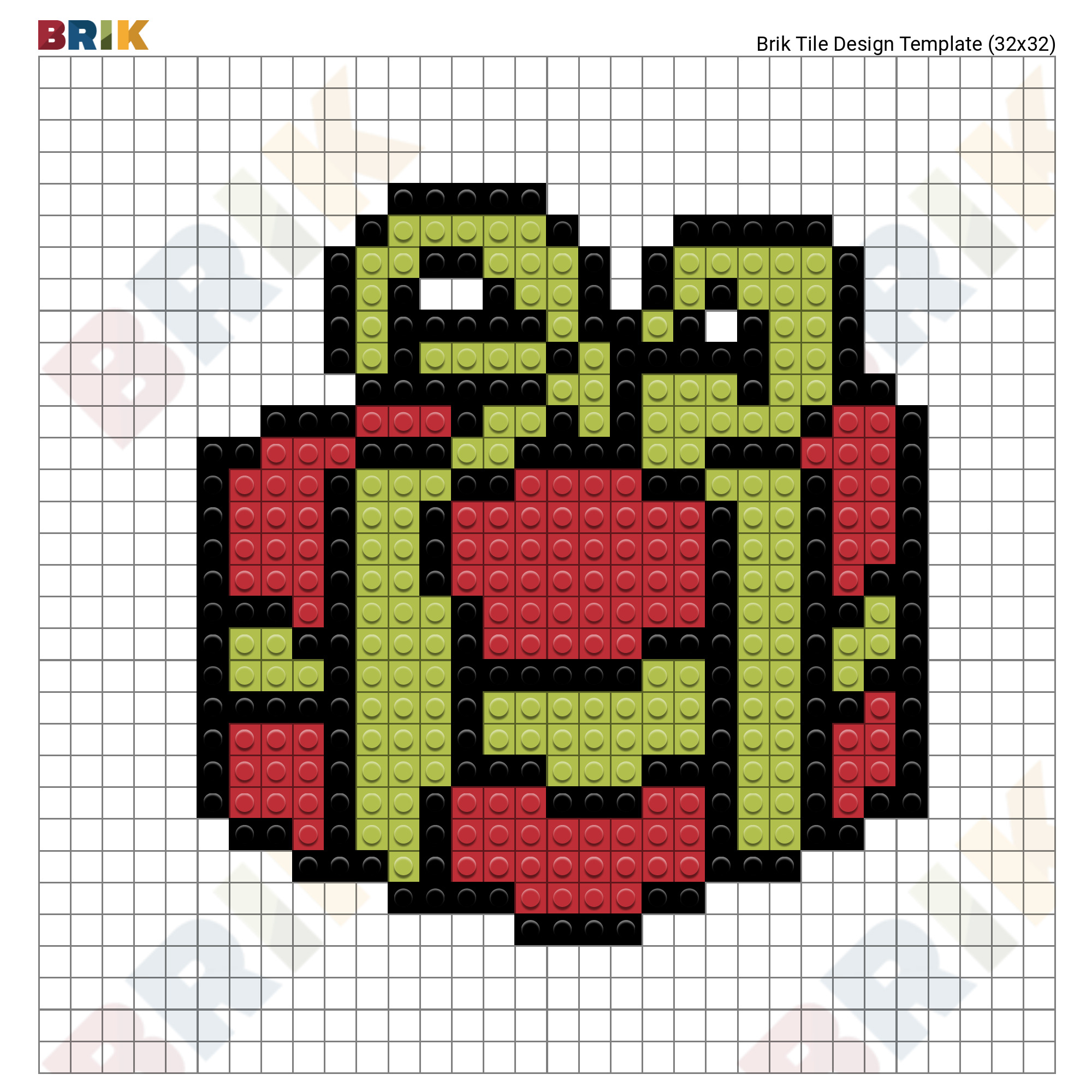 Gift Pixel Art Brik