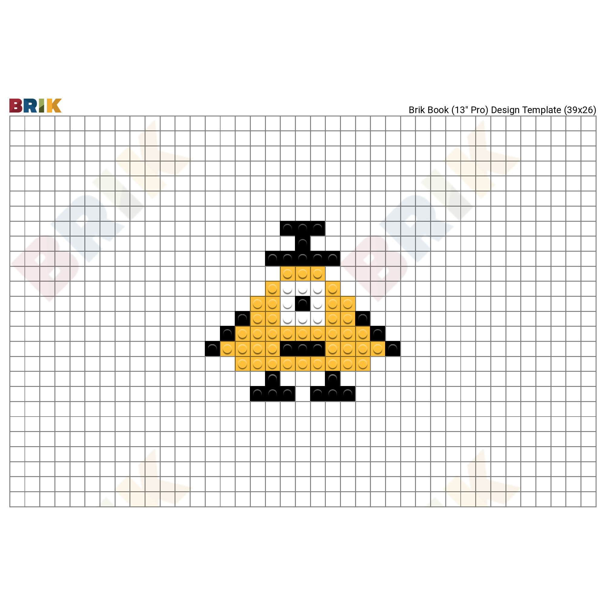 Gravity Falls Bill Cipher Pixel Art Brik