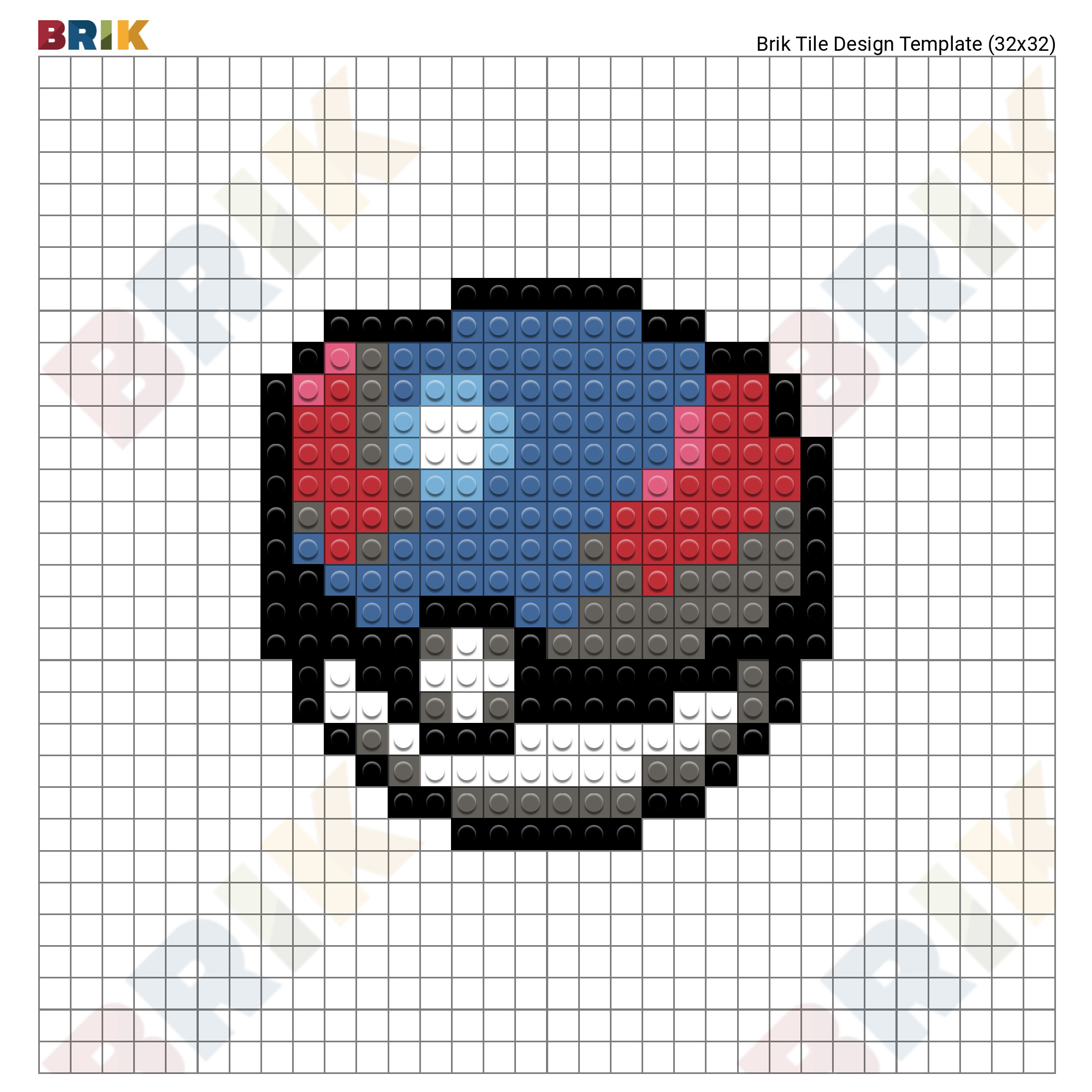 8-Bit Pokeball  Pixel art pokemon, Pixel art, Pixel art pattern