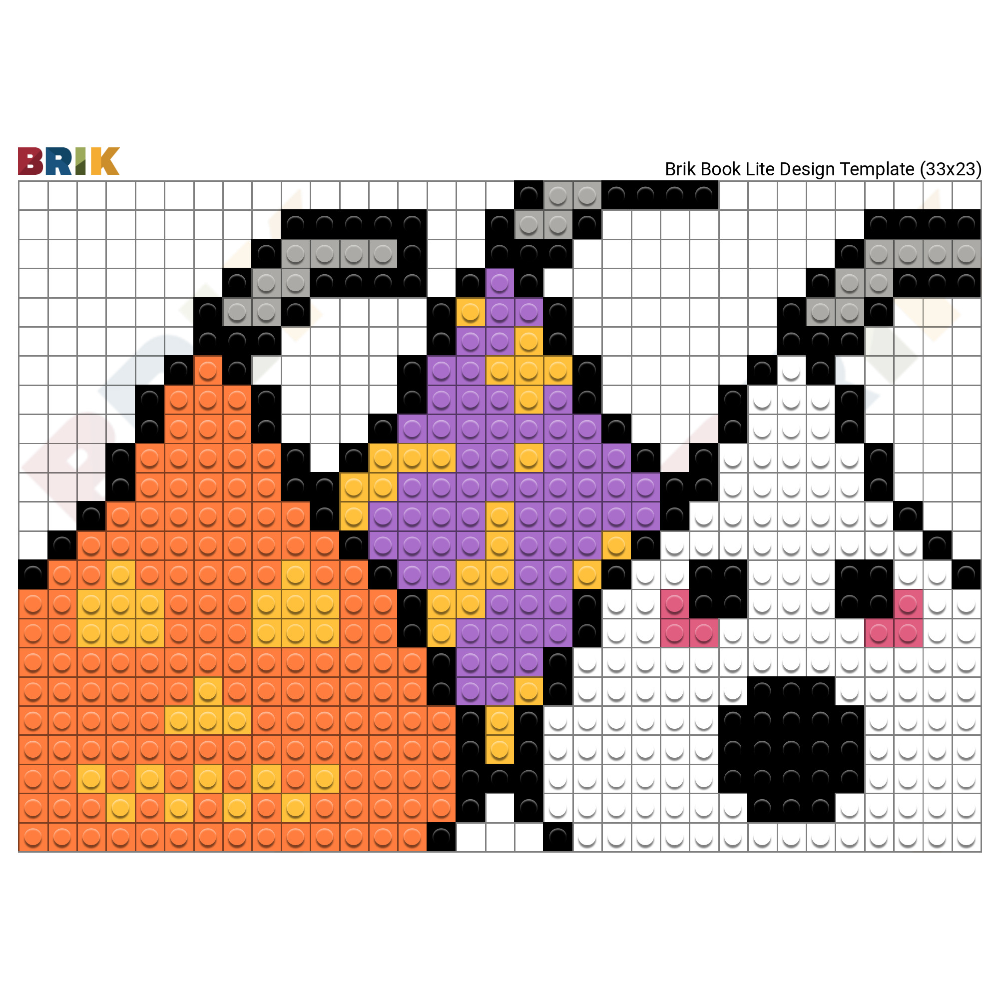 Halloween Kisses Pixel Art – BRIK