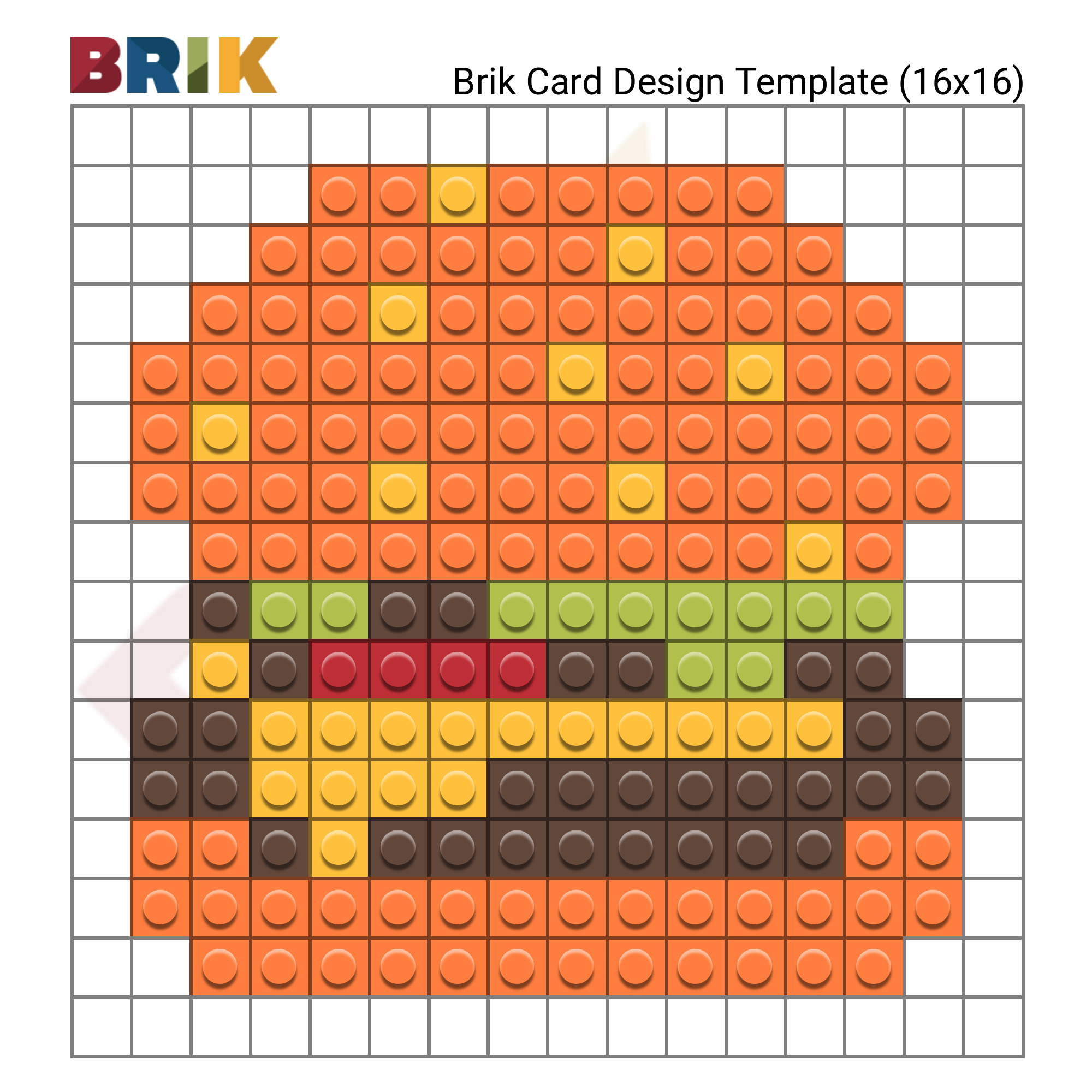 Hamburger Pixel Art Brik