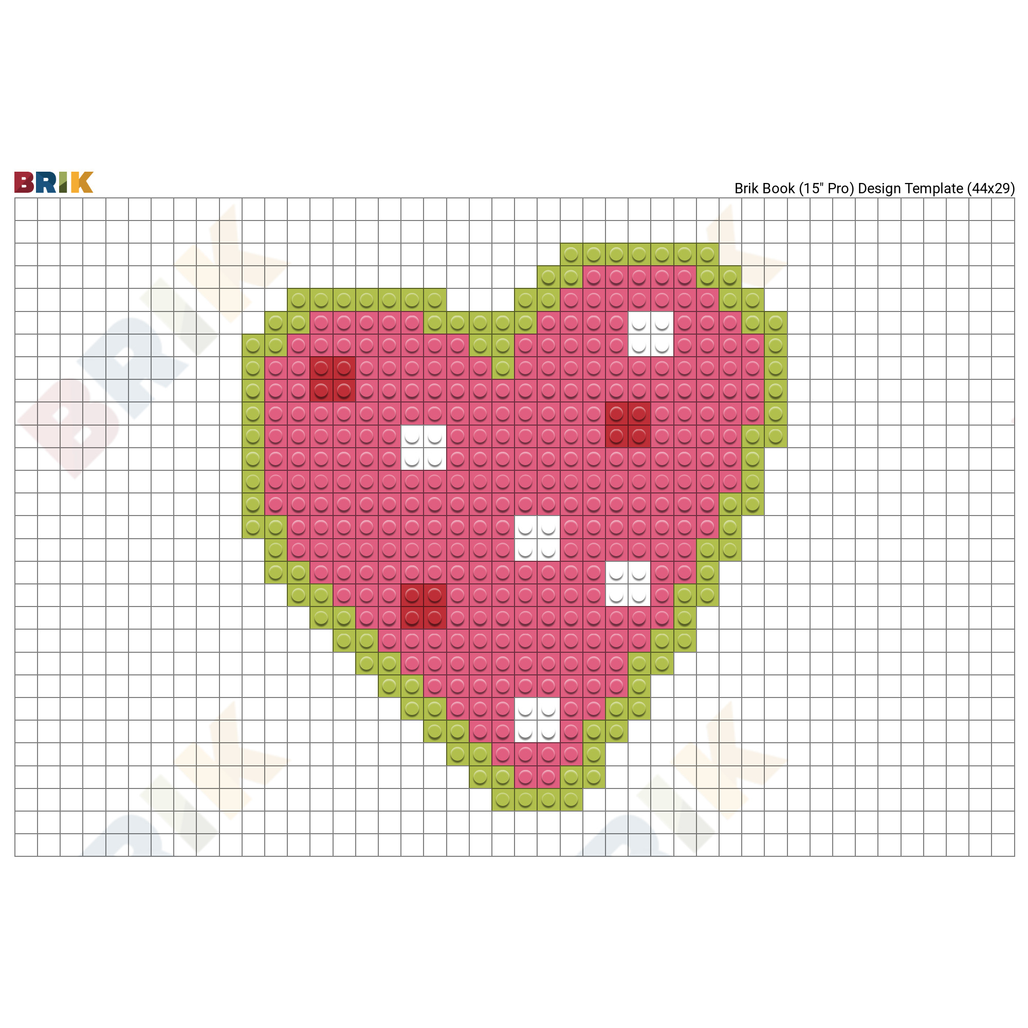 画用紙に描く‼️　HEART。 heart-pixel-art-pixel-art-