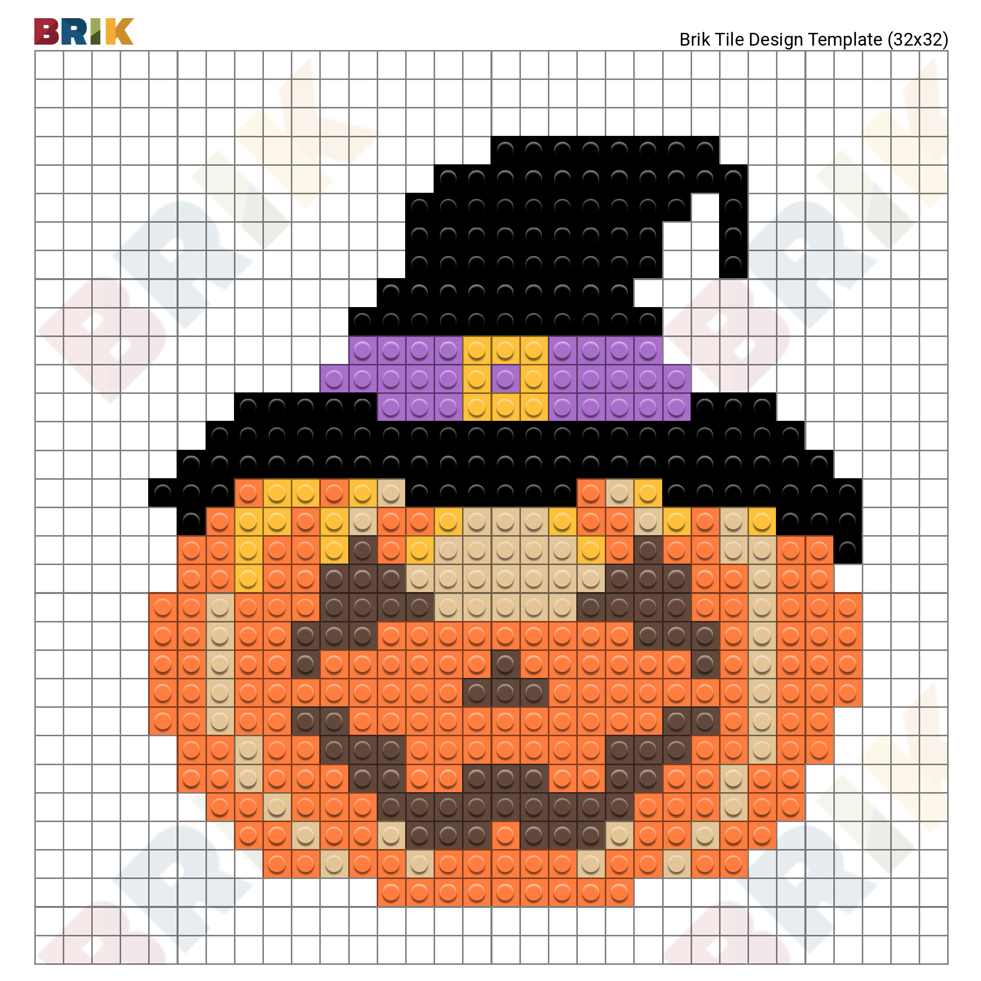 Halloween Pixel Art 32x32