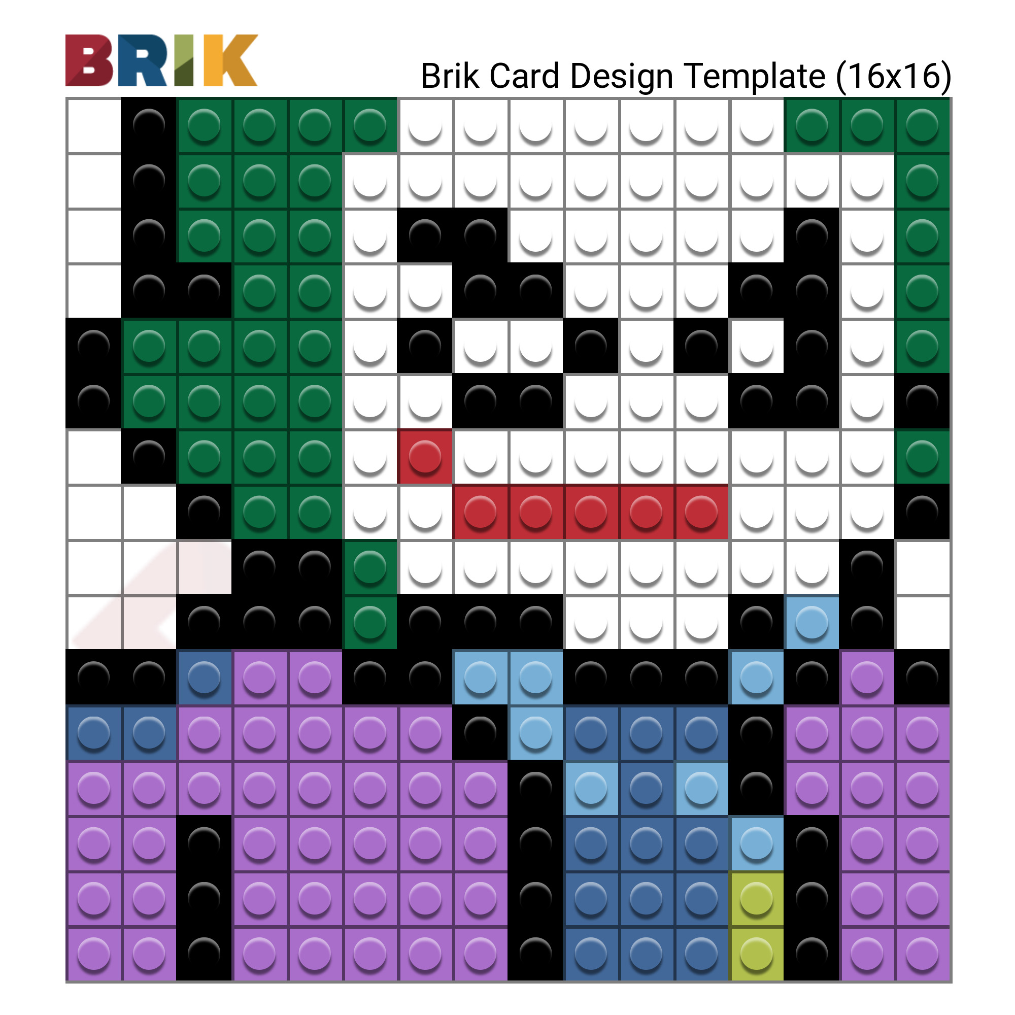 The Joker Pixel Art – BRIK