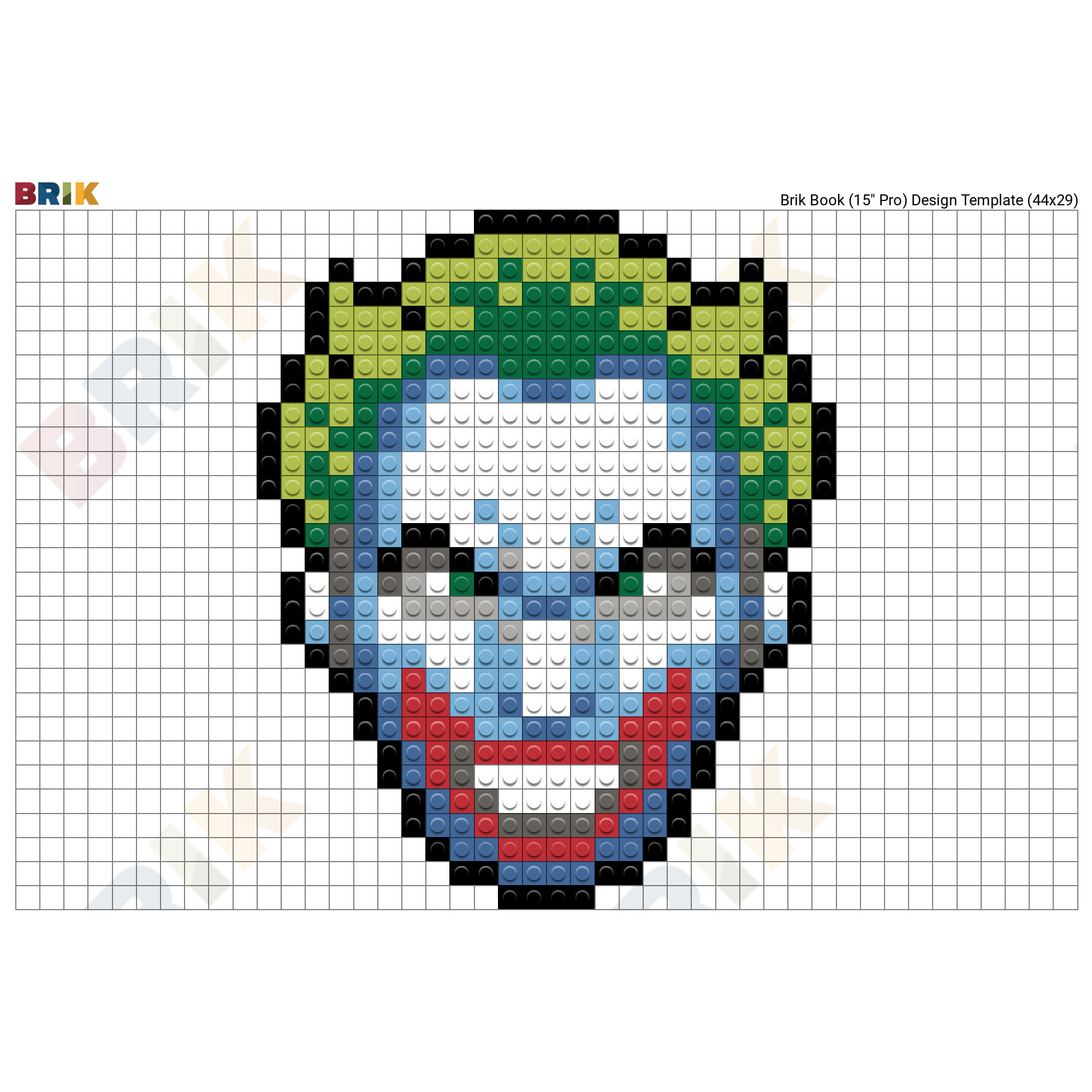 Joker Batman Pixel Art – BRIK